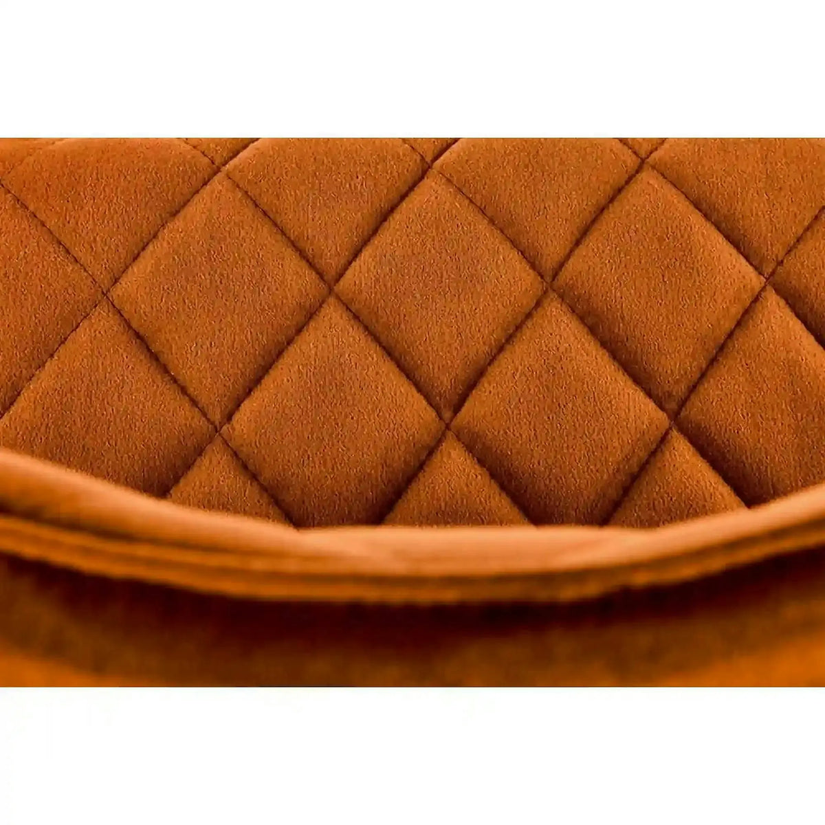 Scaun K450, caramiziu/negru, stofa catifelata/metal, 44x58x85 cm