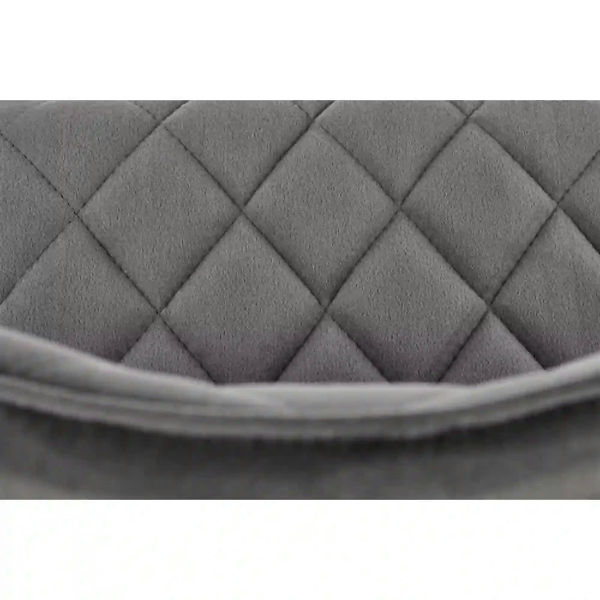 Scaun K450, gri/negru, stofa catifelata/metal, 44x58x85 cm