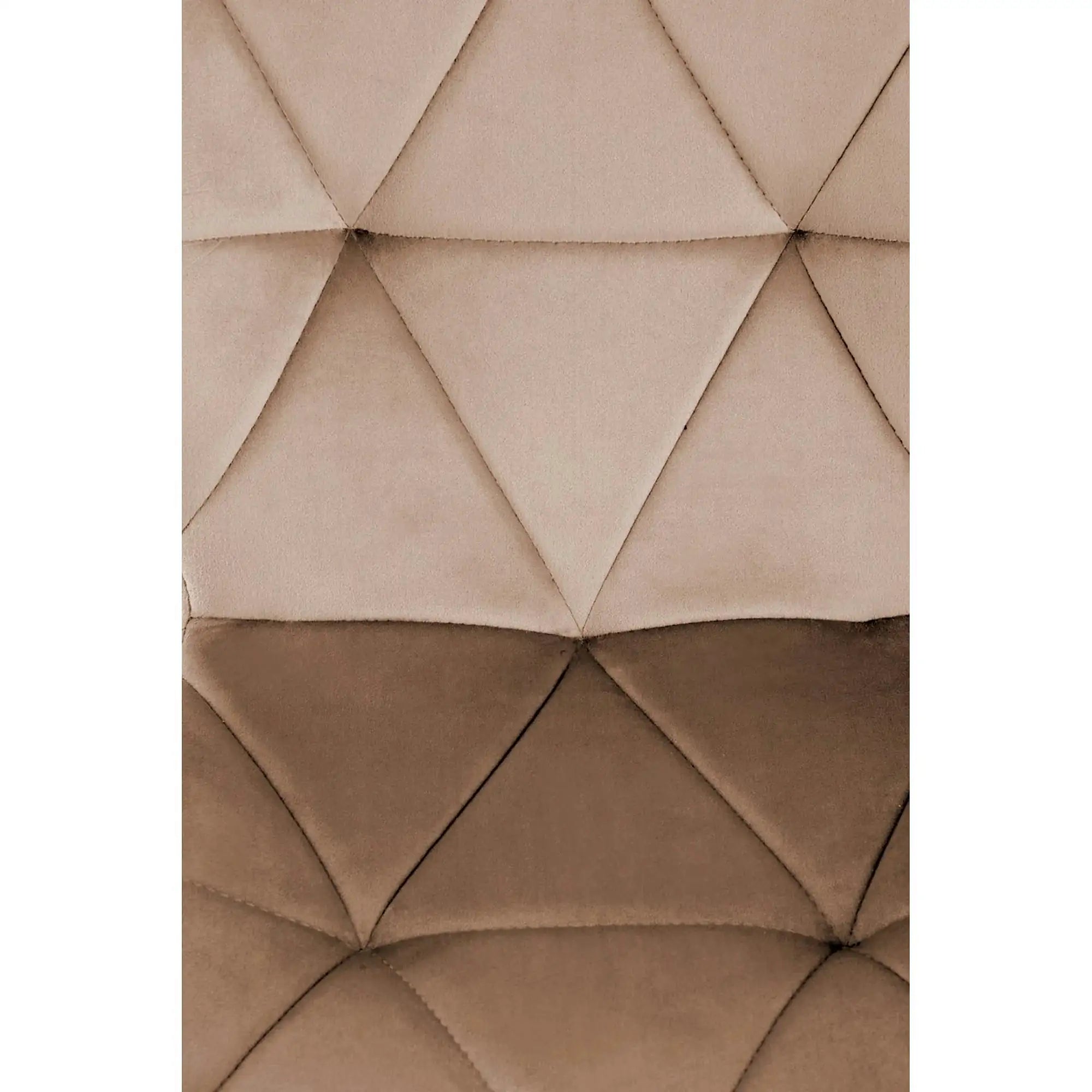 Scaun K453, bej/negru, stofa catifelata/metal, 48x53x86 cm