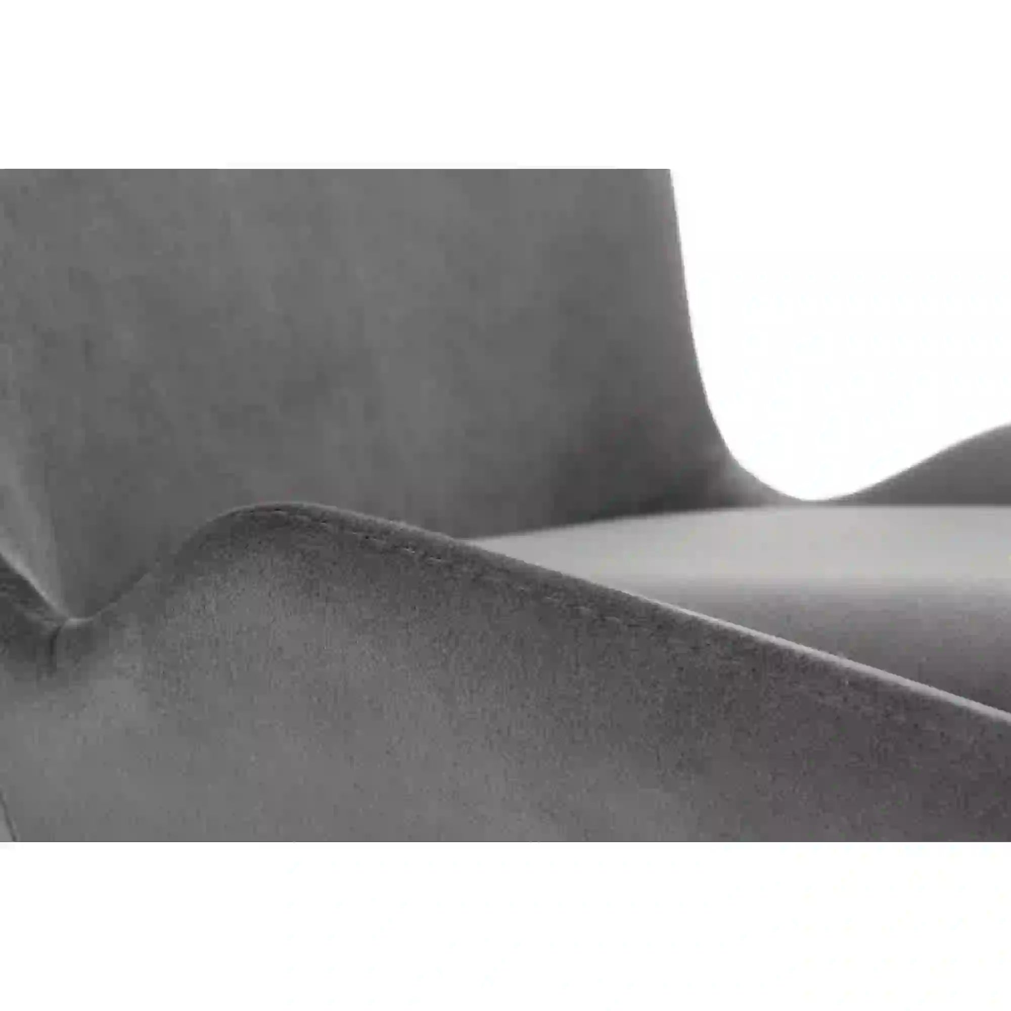 Scaun K454, gri/negru, stofa catifelata/metal, 46x55x83 CM