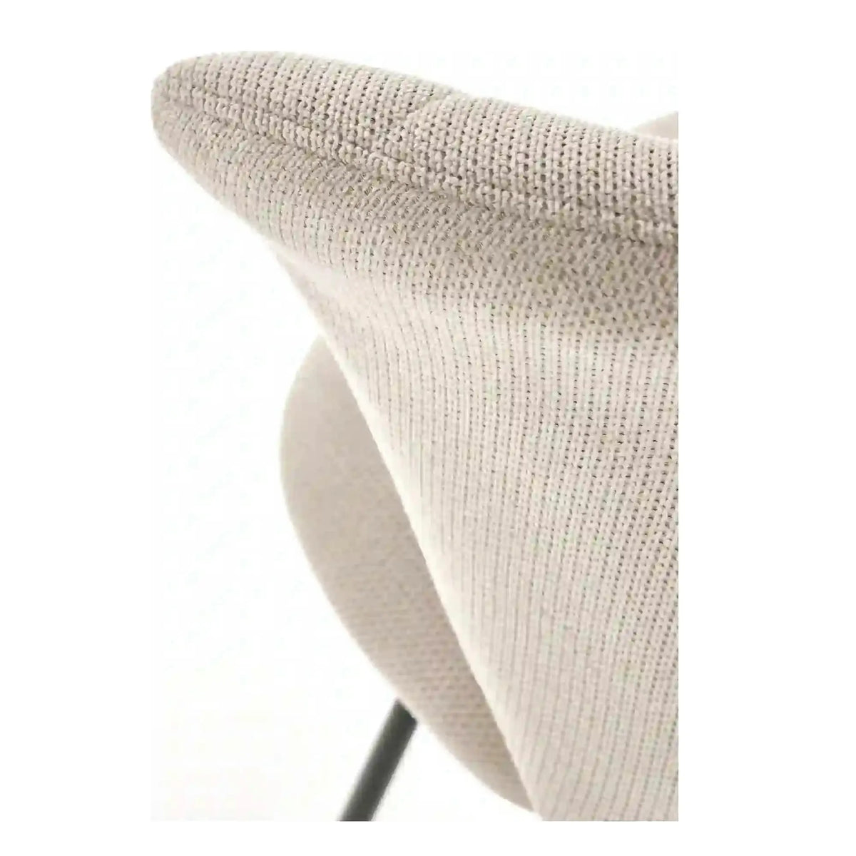 Scaun K459, bej/negru, stofa clasica/otel, 60x59x79 cm