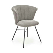 Scaun K459, gri/negru, stofa clasica/metal, 60x59x78 cm