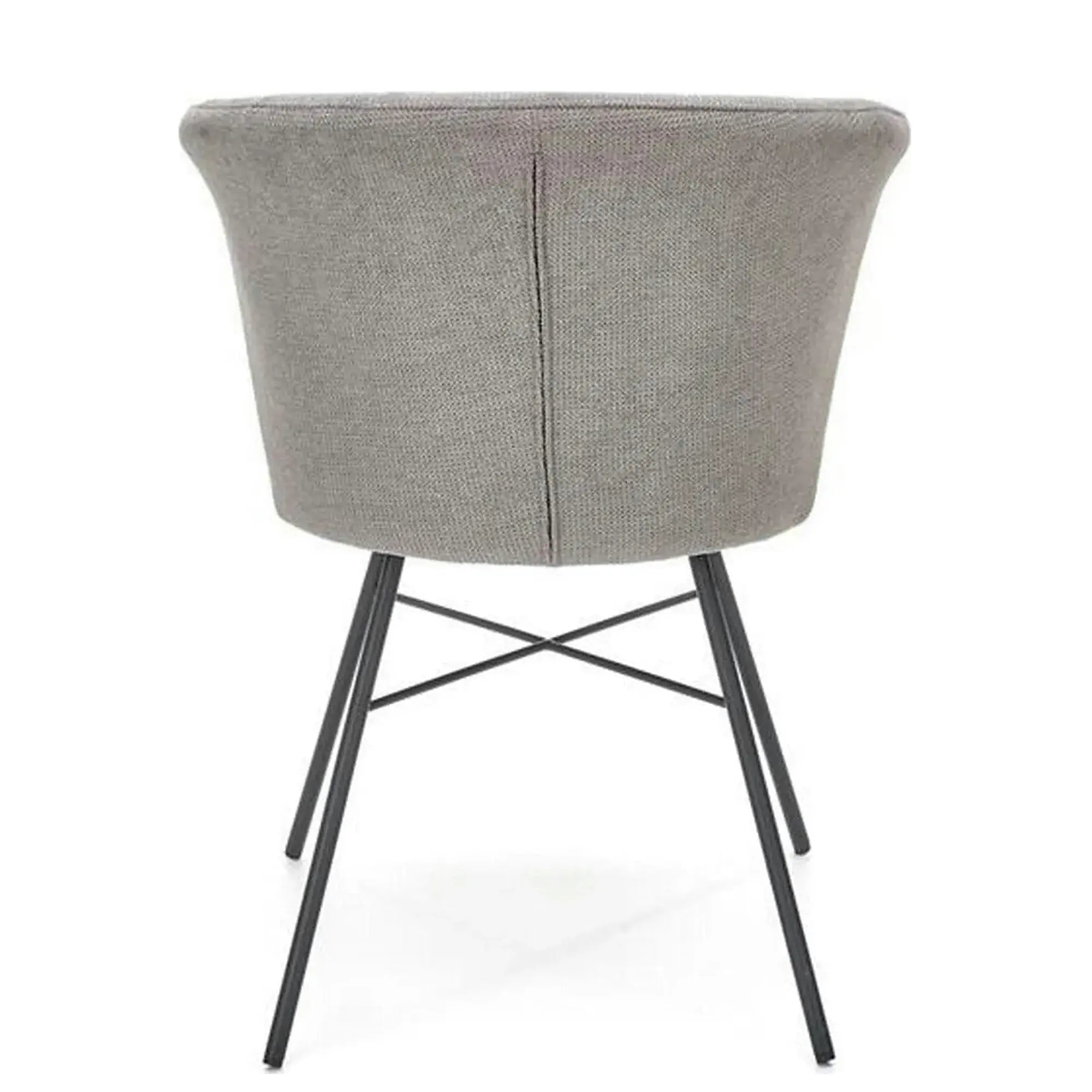 Scaun K459, gri/negru, stofa clasica/metal, 60x59x78 cm