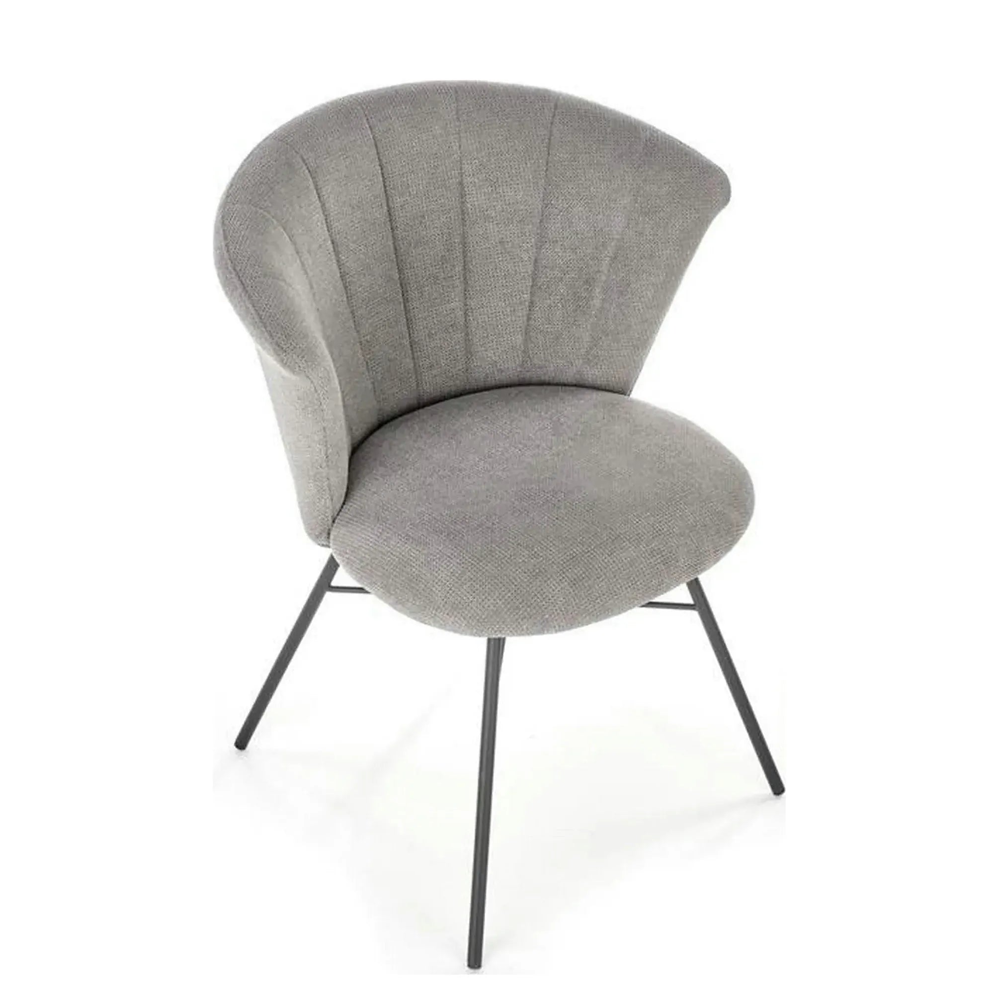Scaun K459, gri/negru, stofa clasica/metal, 60x59x78 cm