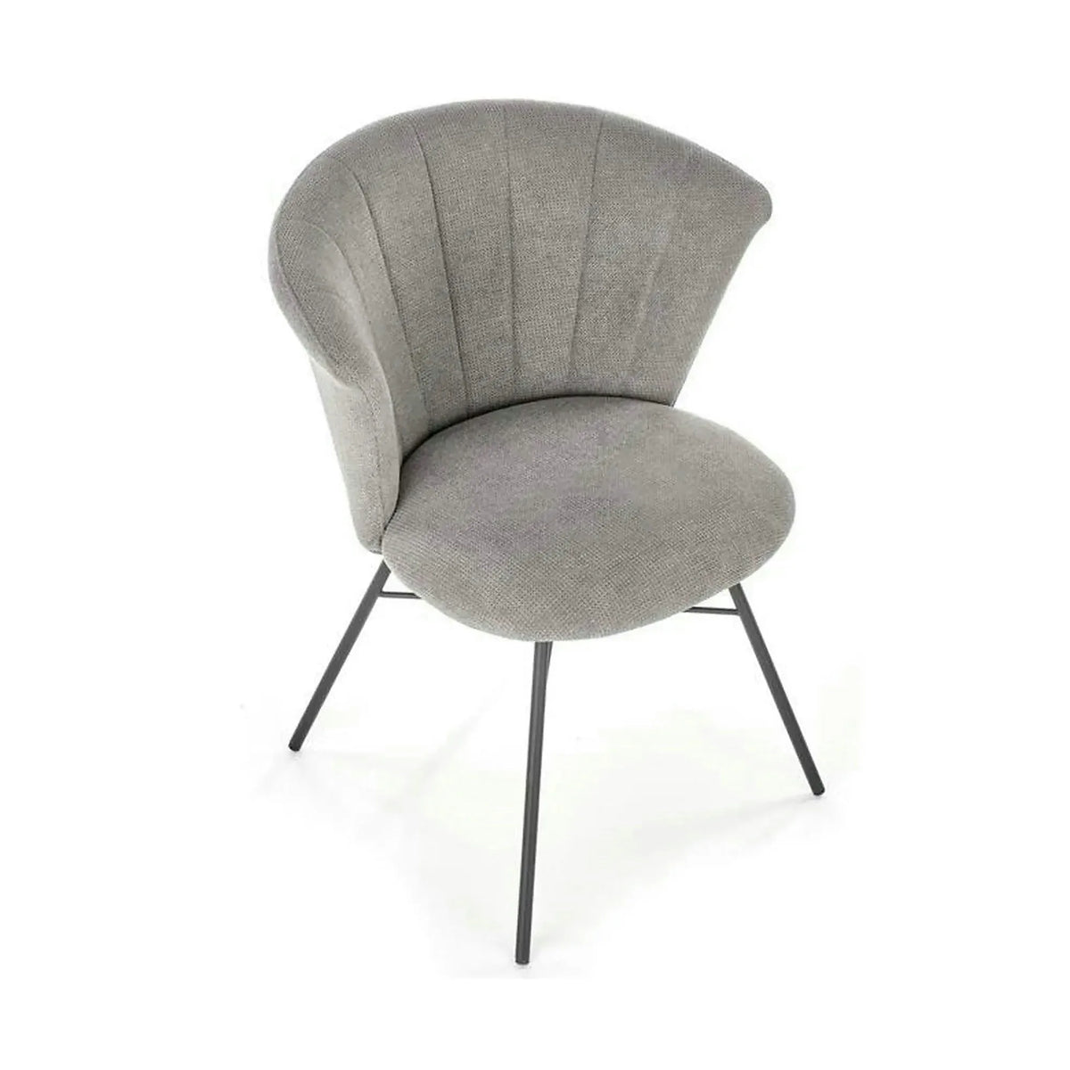 Scaun K459, gri/negru, stofa clasica/metal, 60x59x78 cm
