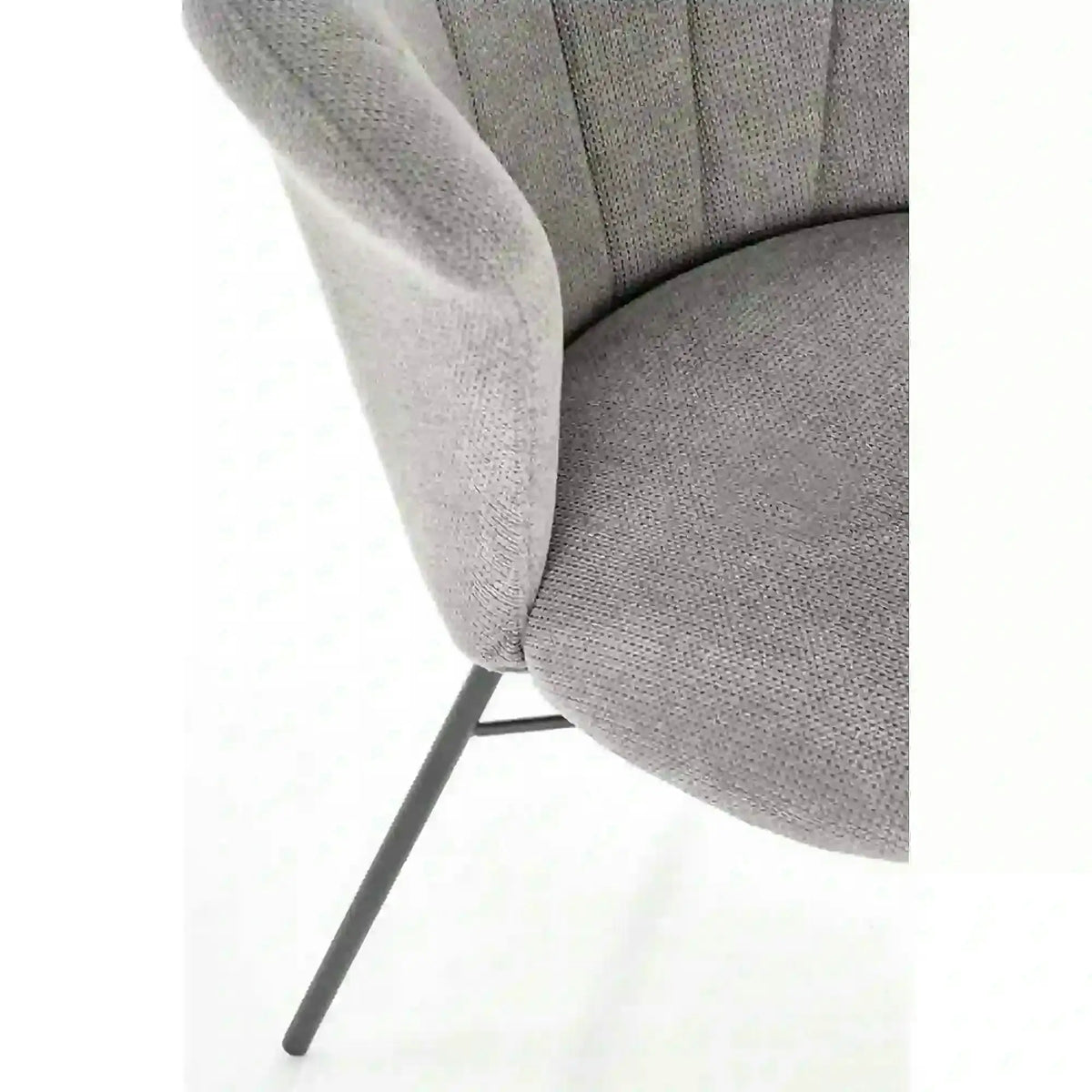 Scaun K459, gri/negru, stofa clasica/metal, 60x59x78 cm