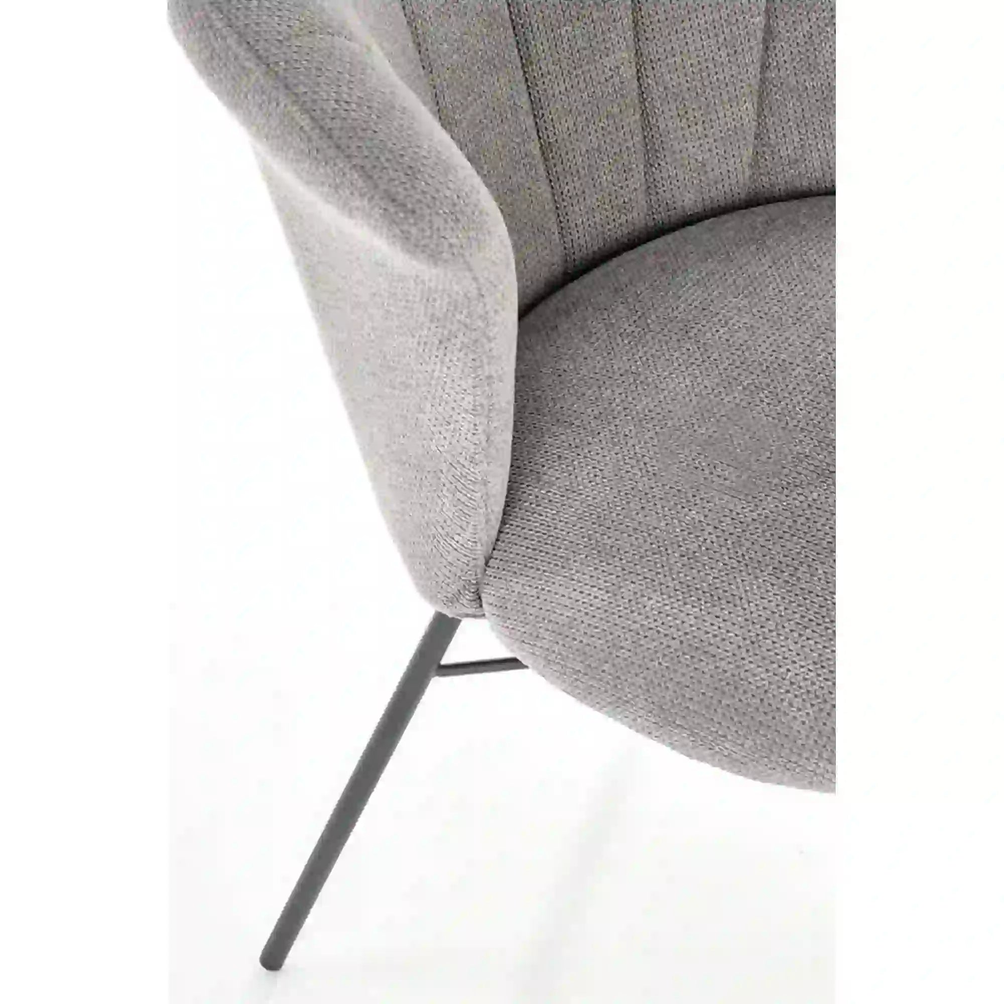 Scaun K459, gri/negru, stofa clasica/metal, 60x59x78 cm