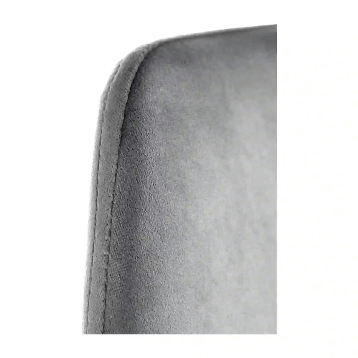 Scaun K460, gri/auriu, stofa catifelata/metal, 49x54x84 cm