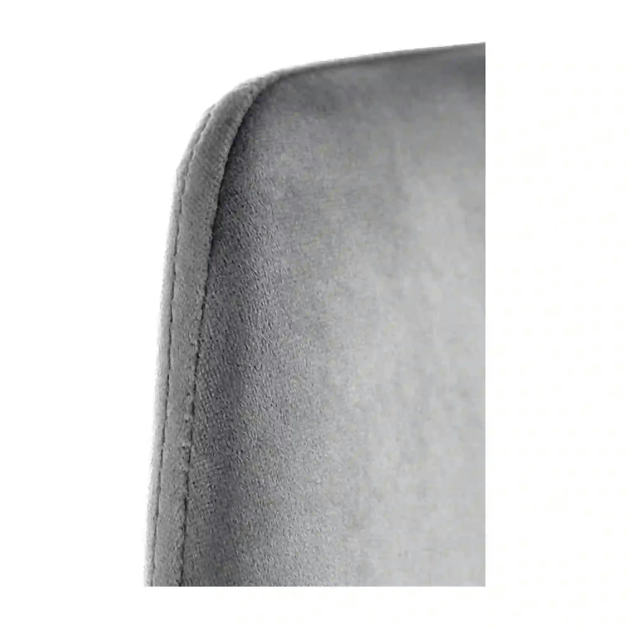 Scaun K460, gri/auriu, stofa catifelata/metal, 49x54x84 cm