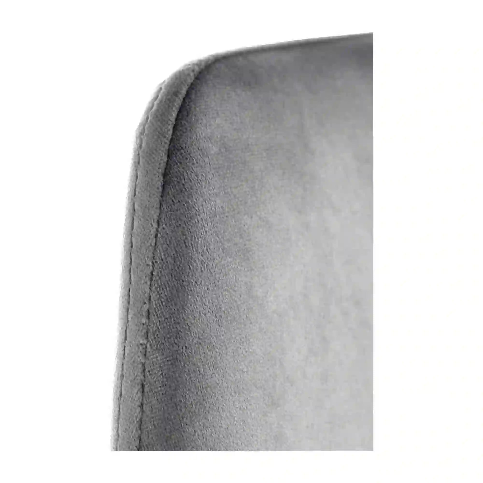 Scaun K460, gri/auriu, stofa catifelata/metal, 49x54x84 cm