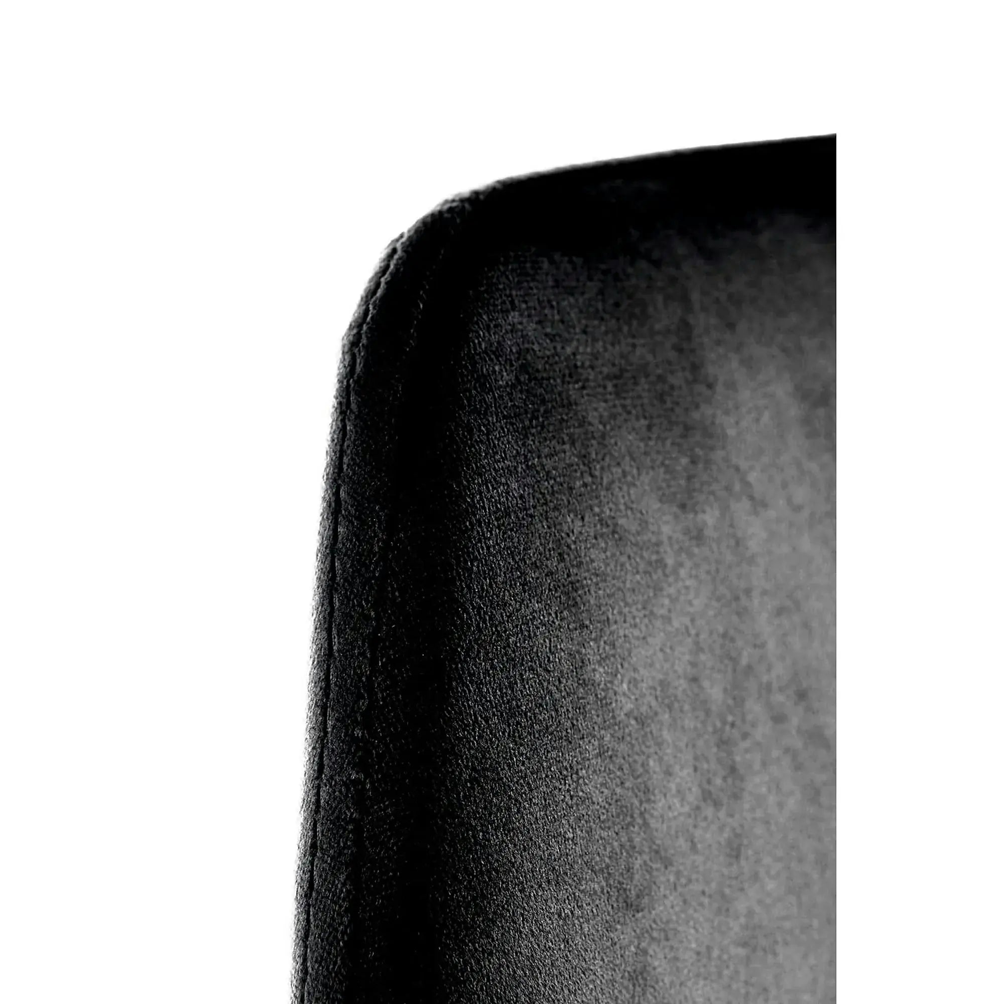 Scaun K460, negru/auriu, stofa catifelata, 49x54x84 cm