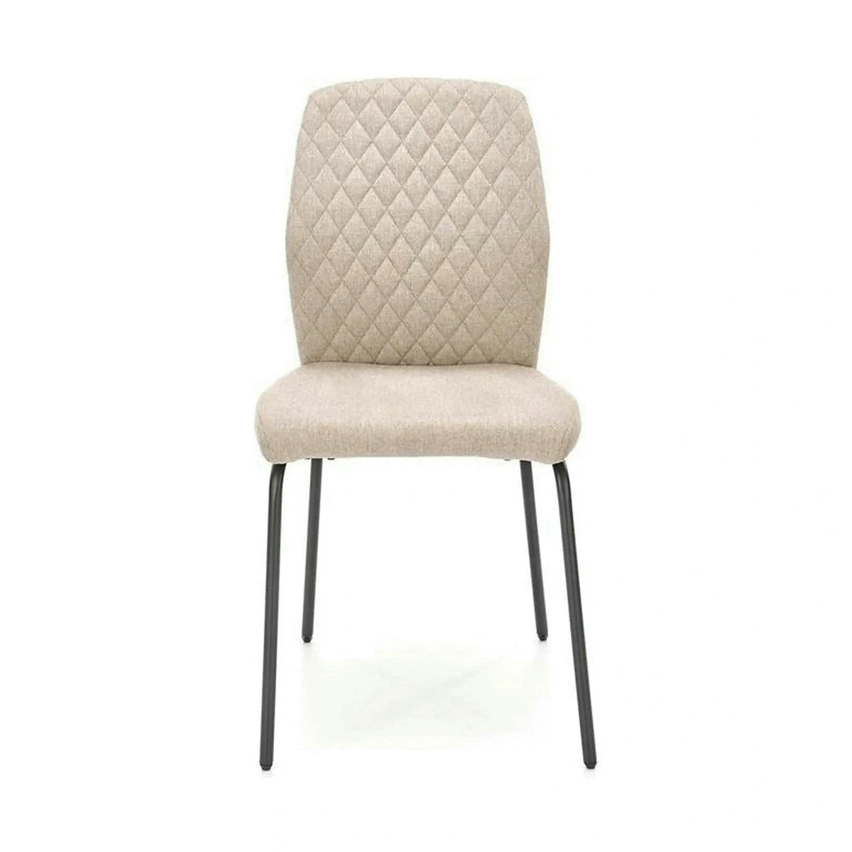 Scaun K461, bej/negru, stofa clasica, 46x56x92 cm