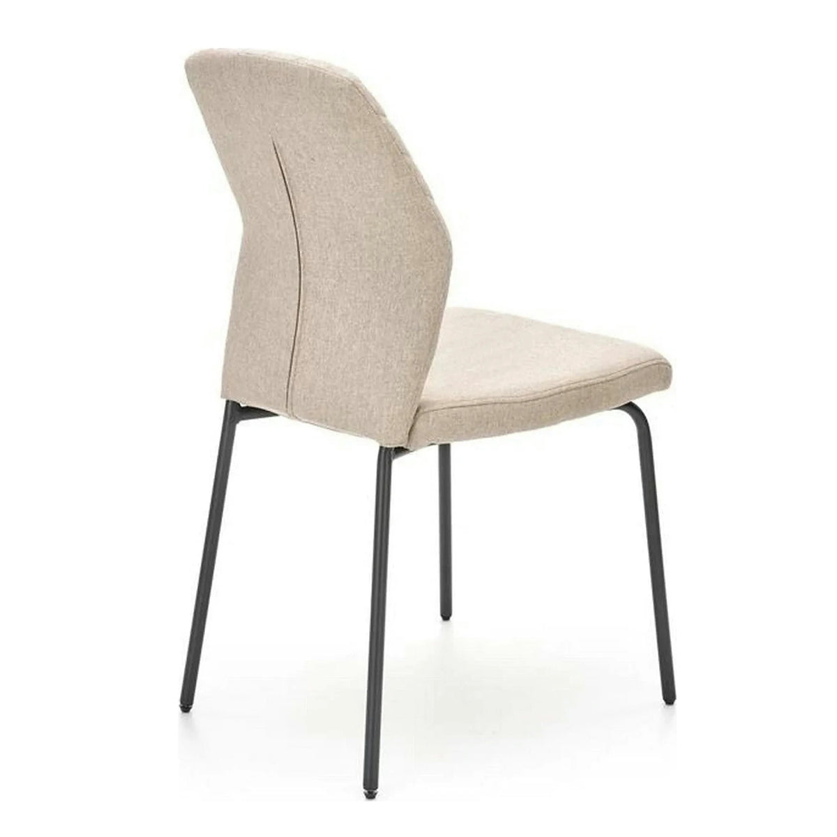 Scaun K461, bej/negru, stofa clasica, 46x56x92 cm