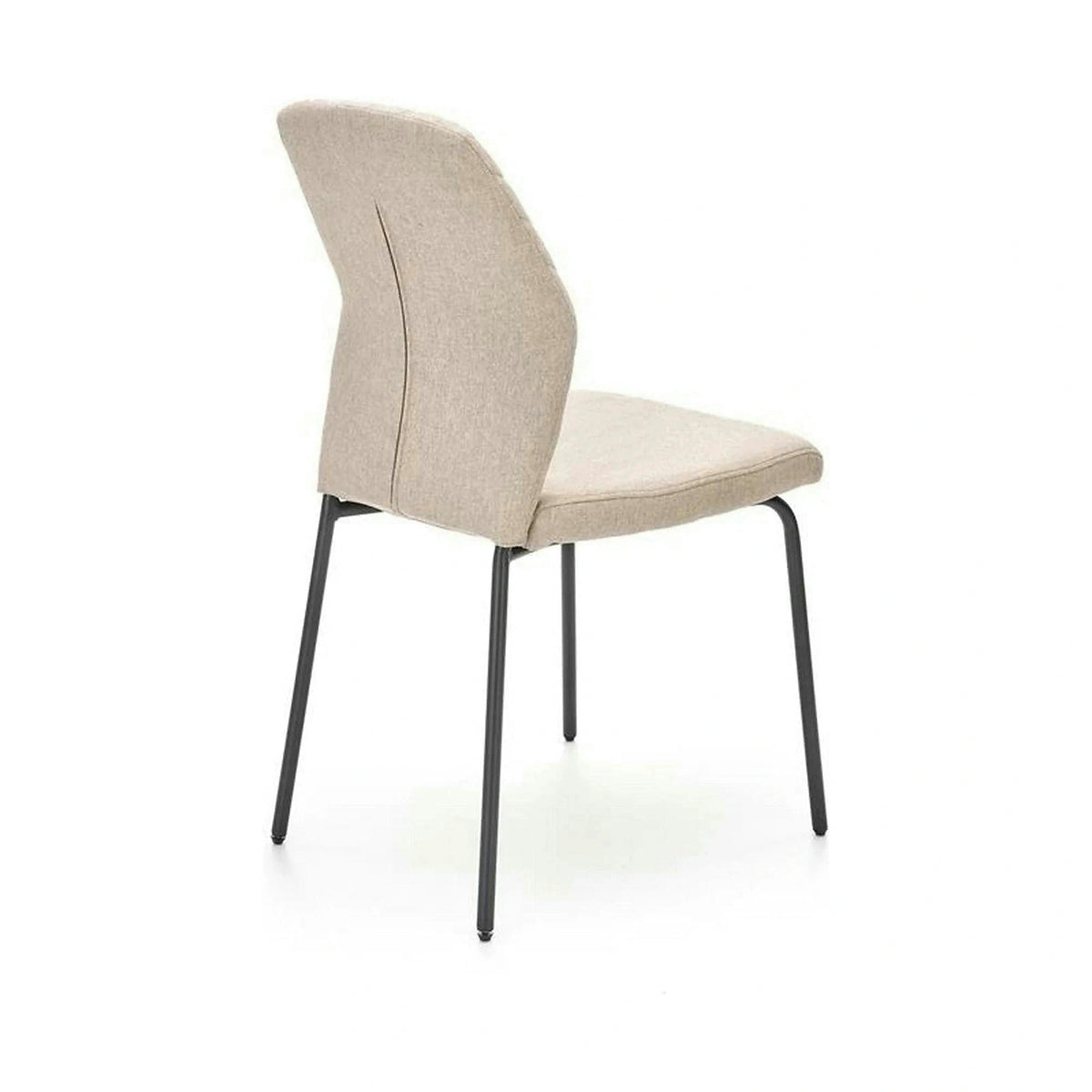 Scaun K461, bej/negru, stofa clasica, 46x56x92 cm