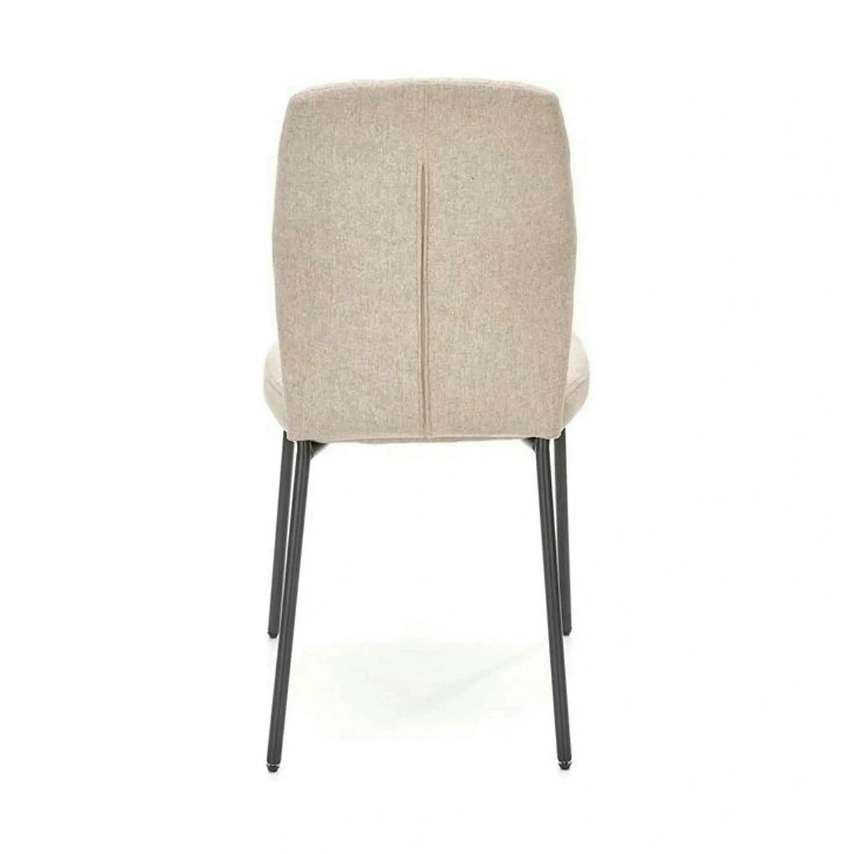 Scaun K461, bej/negru, stofa clasica, 46x56x92 cm