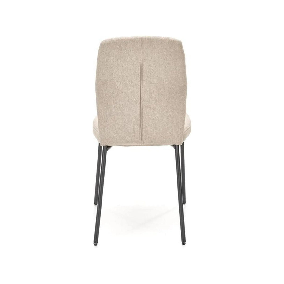 Scaun K461, bej/negru, stofa clasica, 46x56x92 cm