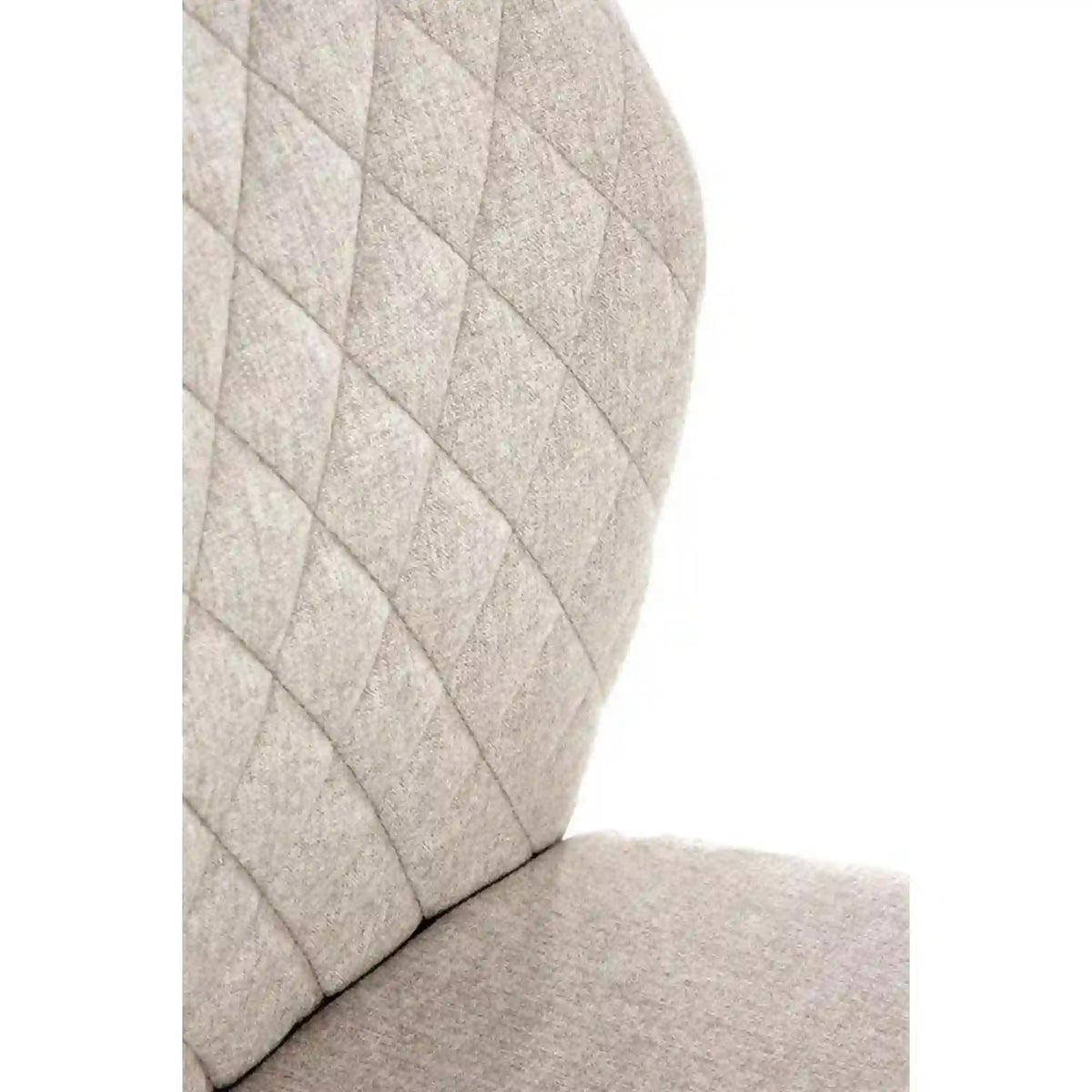 Scaun K461, bej/negru, stofa clasica, 46x56x92 cm