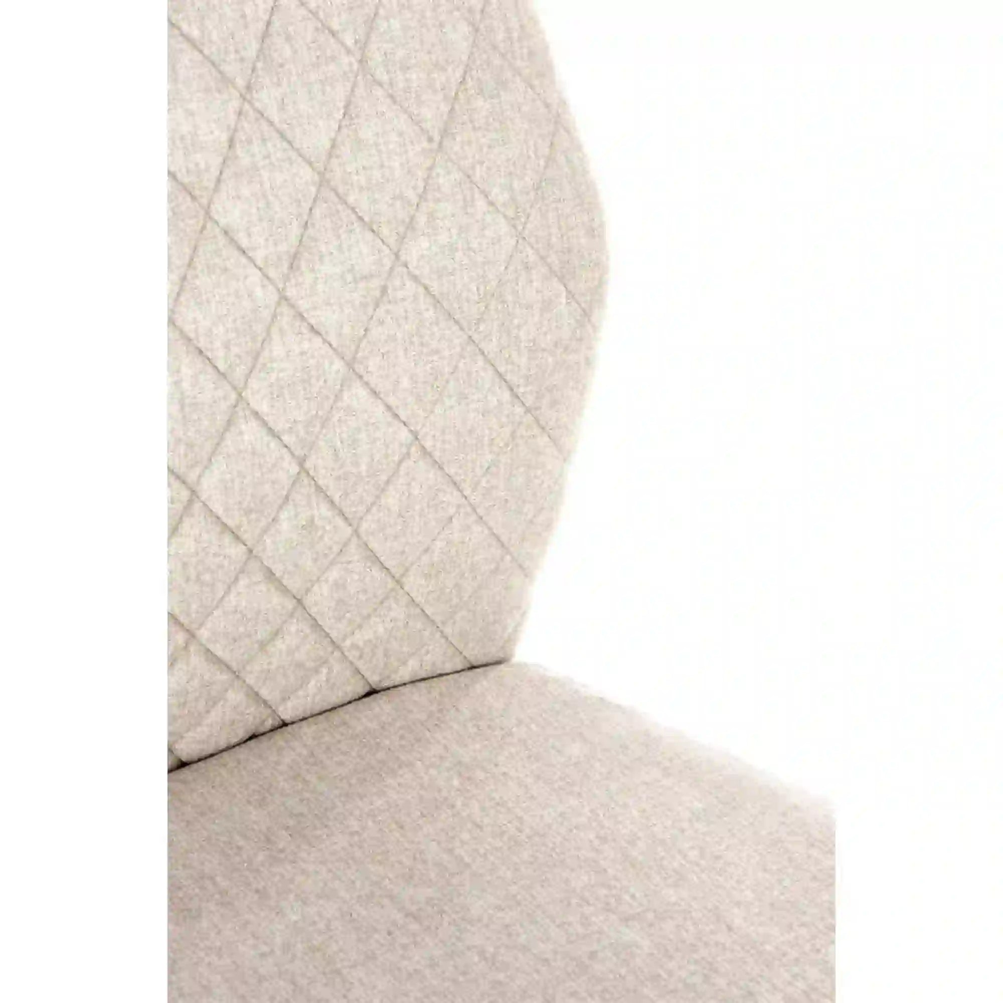 Scaun K461, bej/negru, stofa clasica, 46x56x92 cm