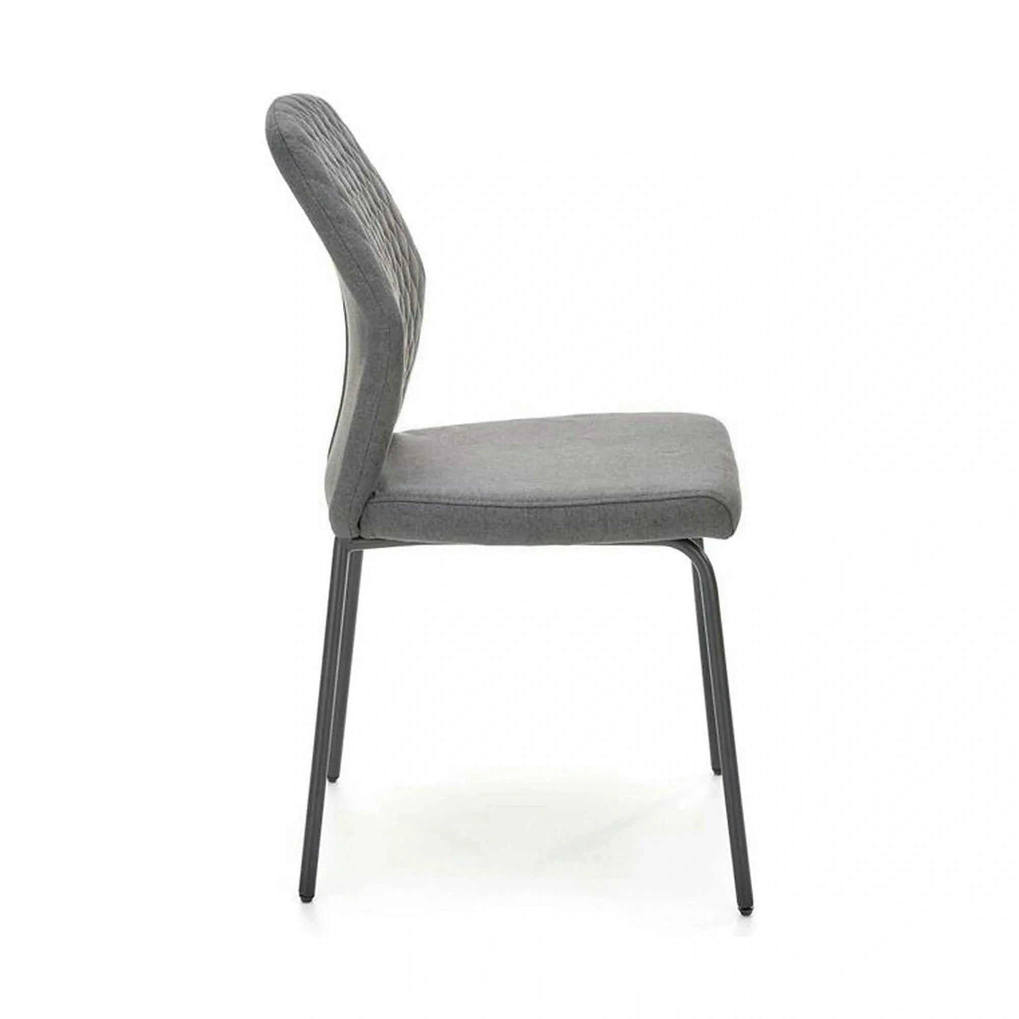Scaun K461, gri/negru, stofa clasica, 46x56x92 cm