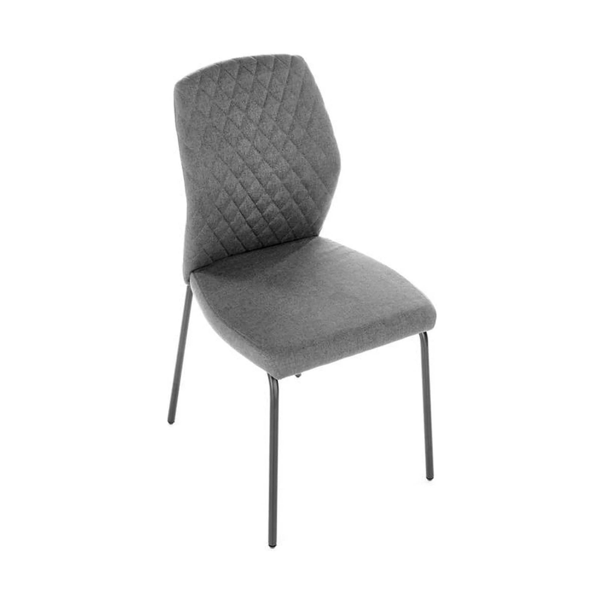 Scaun K461, gri/negru, stofa clasica, 46x56x92 cm