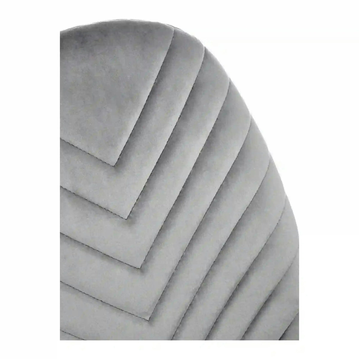 Scaun K462, gri/negru, stofa catifelata/metal, 45x57x82 cm