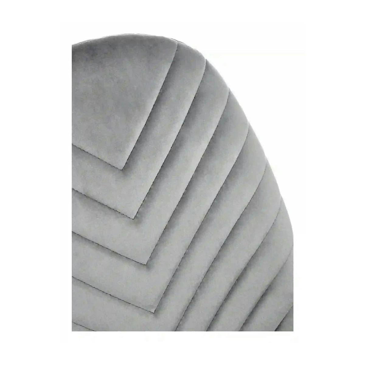 Scaun K462, gri/negru, stofa catifelata/metal, 45x57x82 cm
