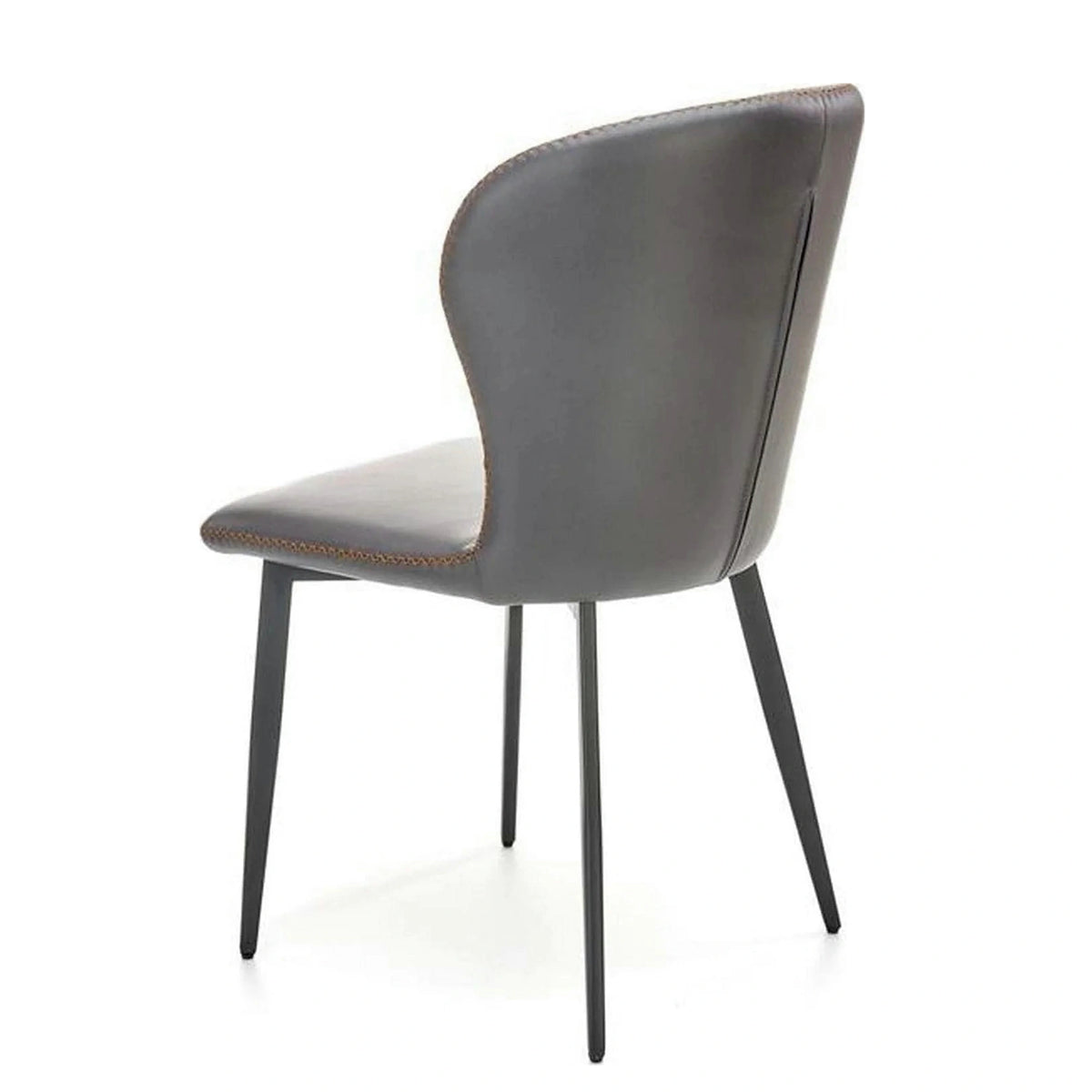 Scaun K466, gri/negru, stofa/piele ecologica, 50x58x89 cm