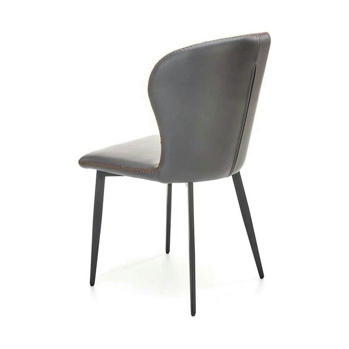 Scaun K466, gri/negru, stofa/piele ecologica, 50x58x89 cm
