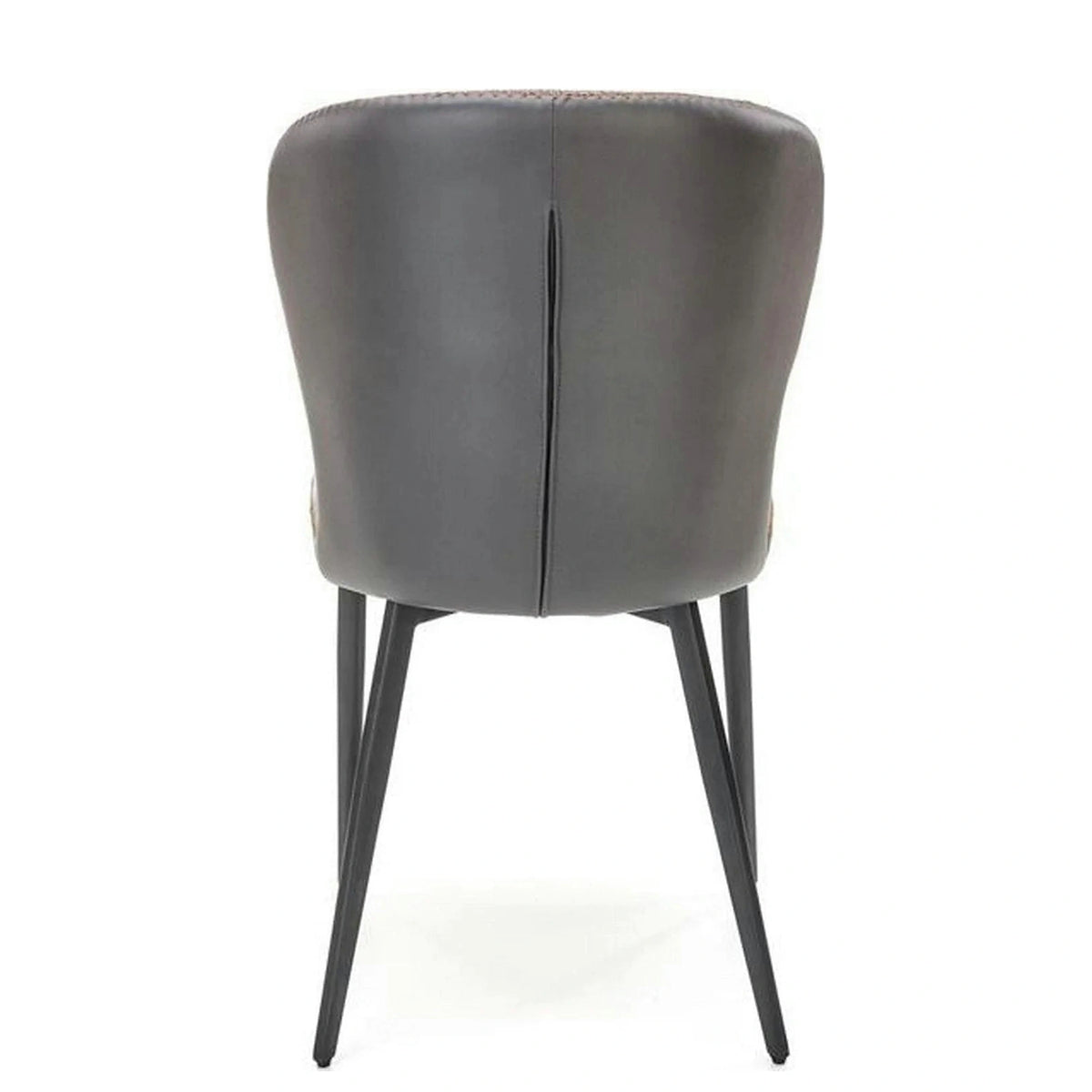 Scaun K466, gri/negru, stofa/piele ecologica, 50x58x89 cm