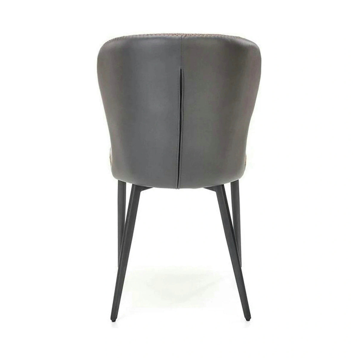 Scaun K466, gri/negru, stofa/piele ecologica, 50x58x89 cm