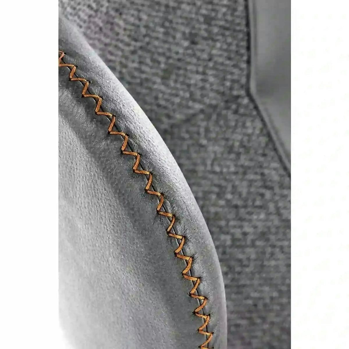 Scaun K466, gri/negru, stofa/piele ecologica, 50x58x89 cm