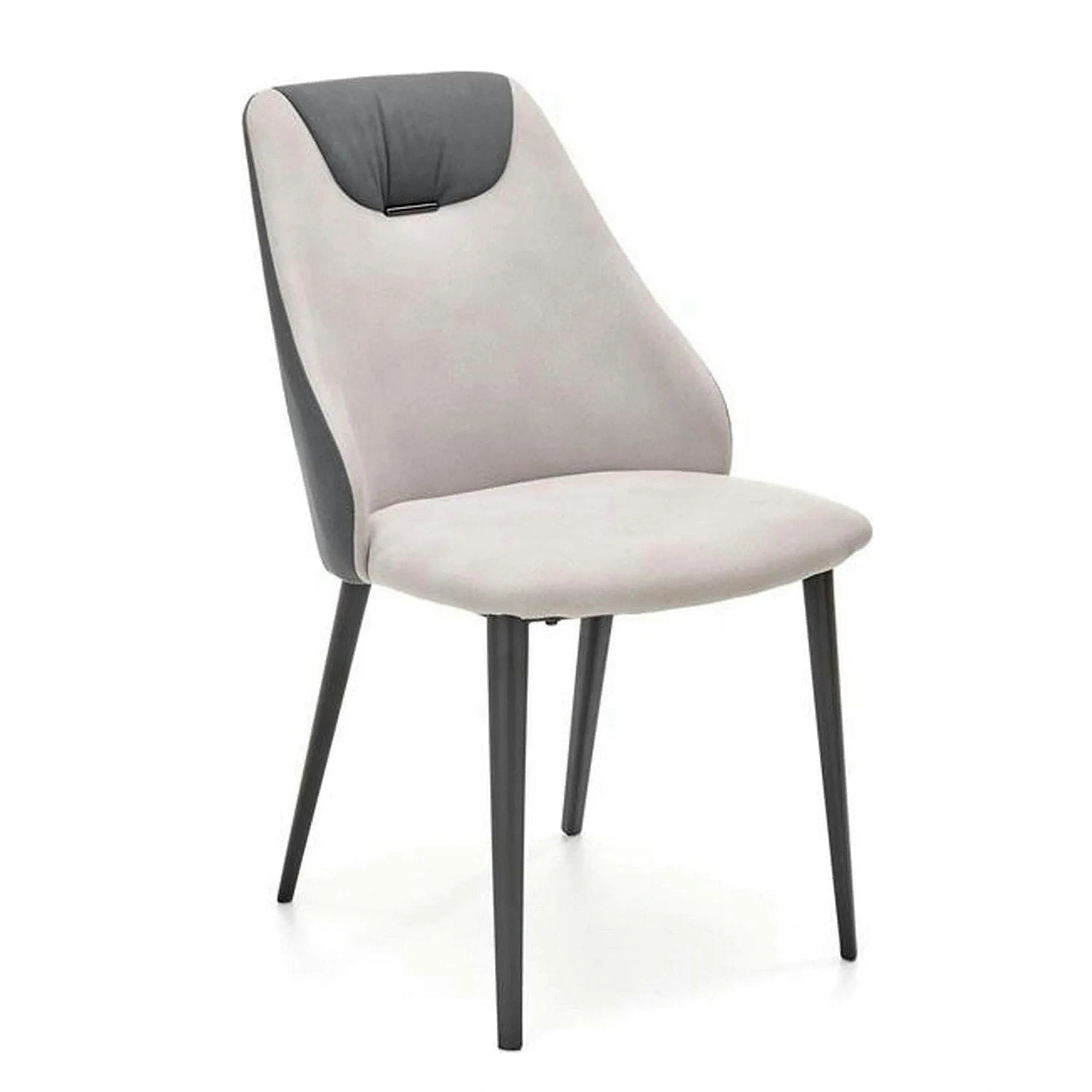 Scaun K470, gri/negru, stofa clasica/metal, 48x62x85 cm