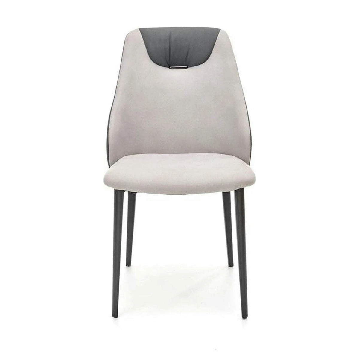 Scaun K470, gri/negru, stofa clasica/metal, 48x62x85 cm