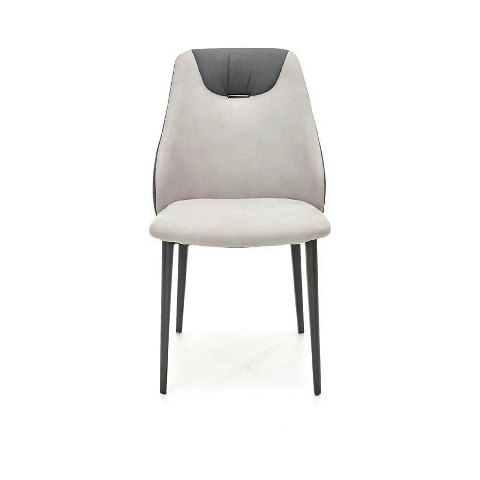 Scaun K470, gri/negru, stofa clasica/metal, 48x62x85 cm