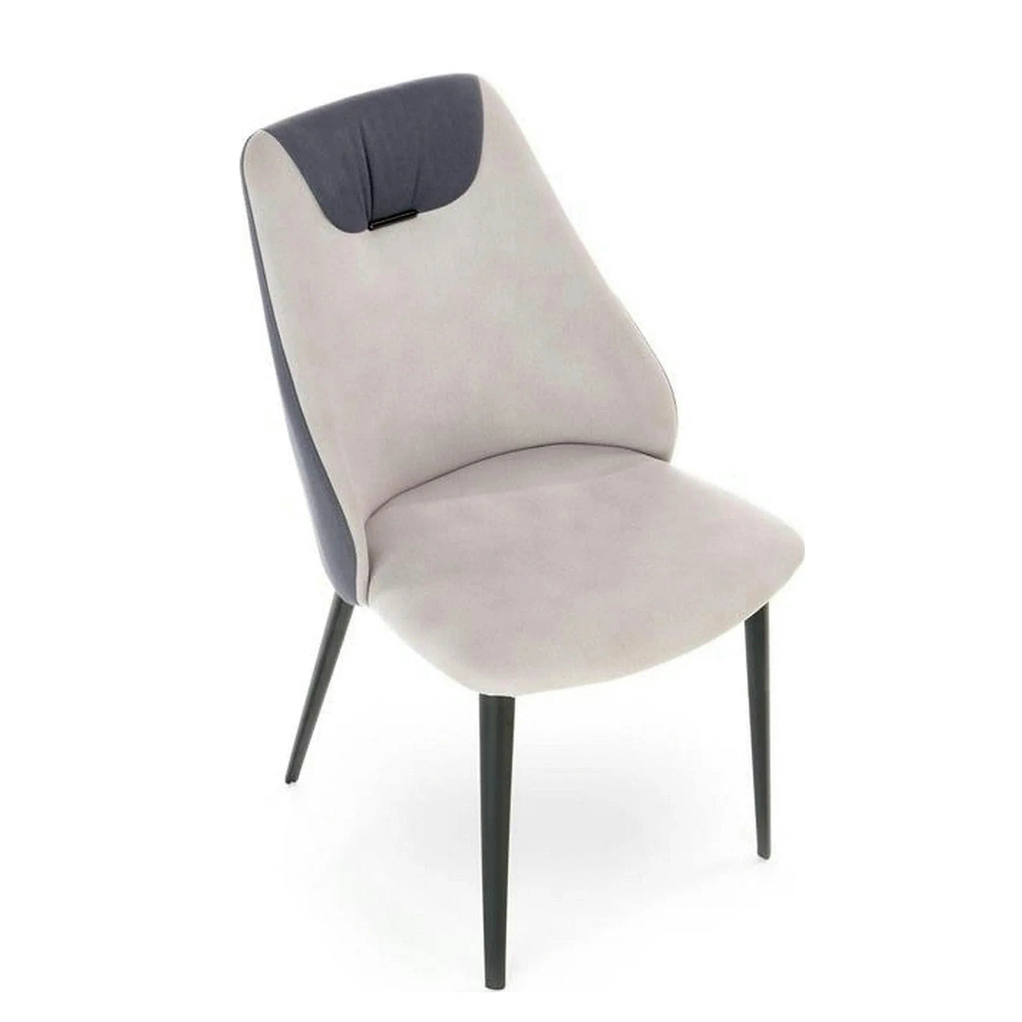Scaun K470, gri/negru, stofa clasica/metal, 48x62x85 cm