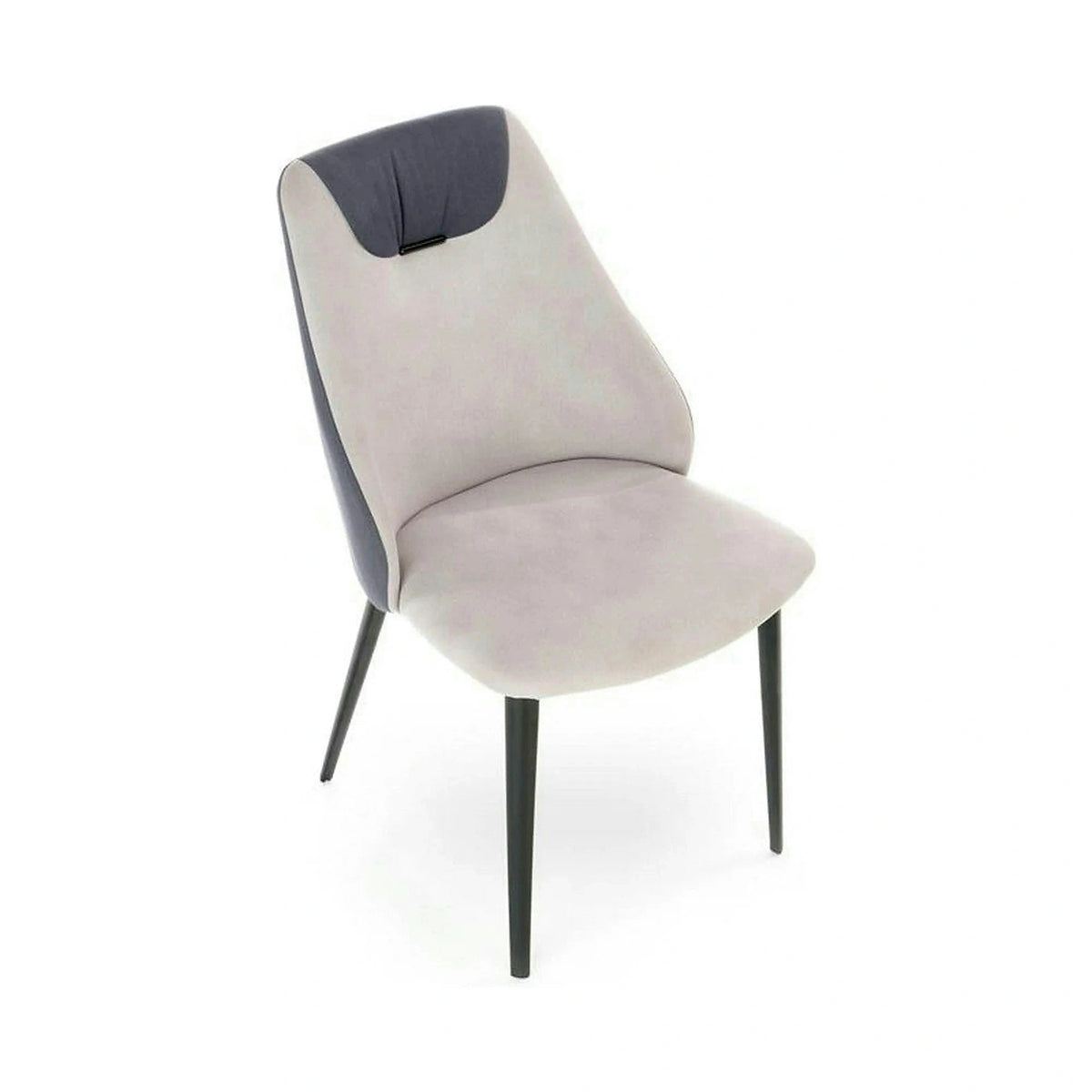 Scaun K470, gri/negru, stofa clasica/metal, 48x62x85 cm