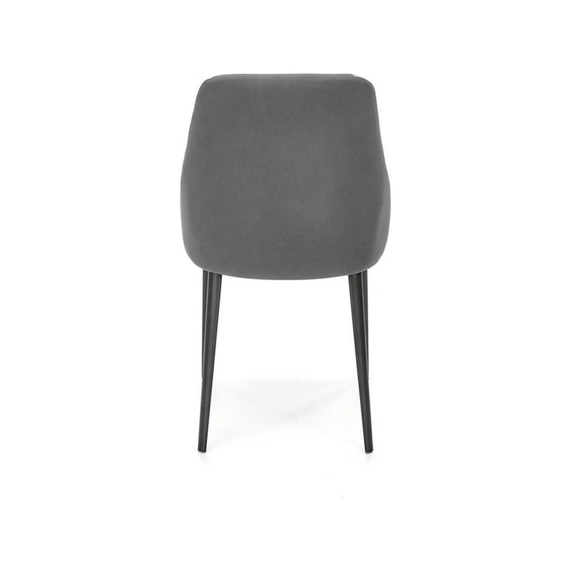 Scaun K470, gri/negru, stofa clasica/metal, 48x62x85 cm