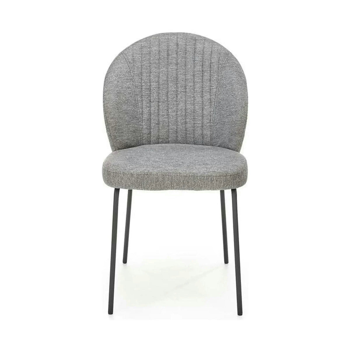Scaun K471, gri/negru, stofa/piele ecologica, 50x58x85 cm