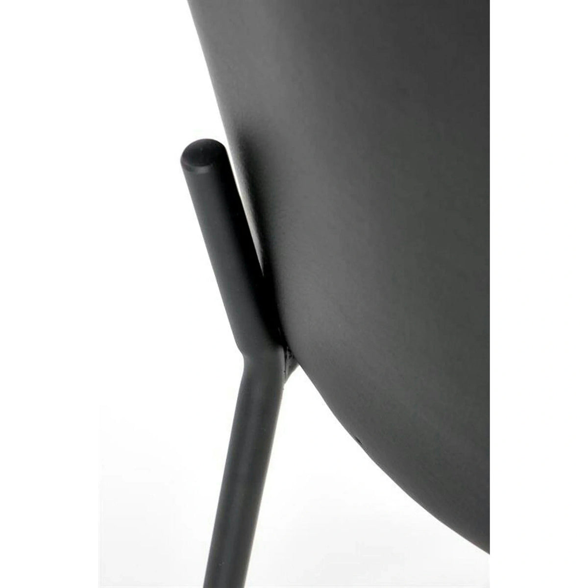 Scaun K471, gri/negru, stofa/piele ecologica, 50x58x85 cm