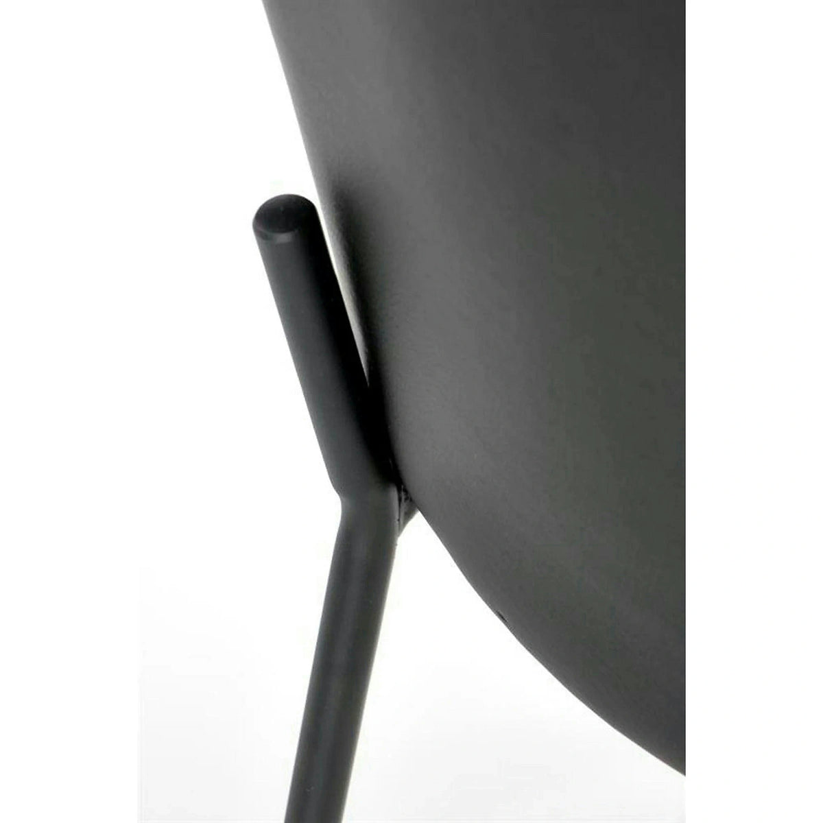 Scaun K471, gri/negru, stofa/piele ecologica, 50x58x85 cm