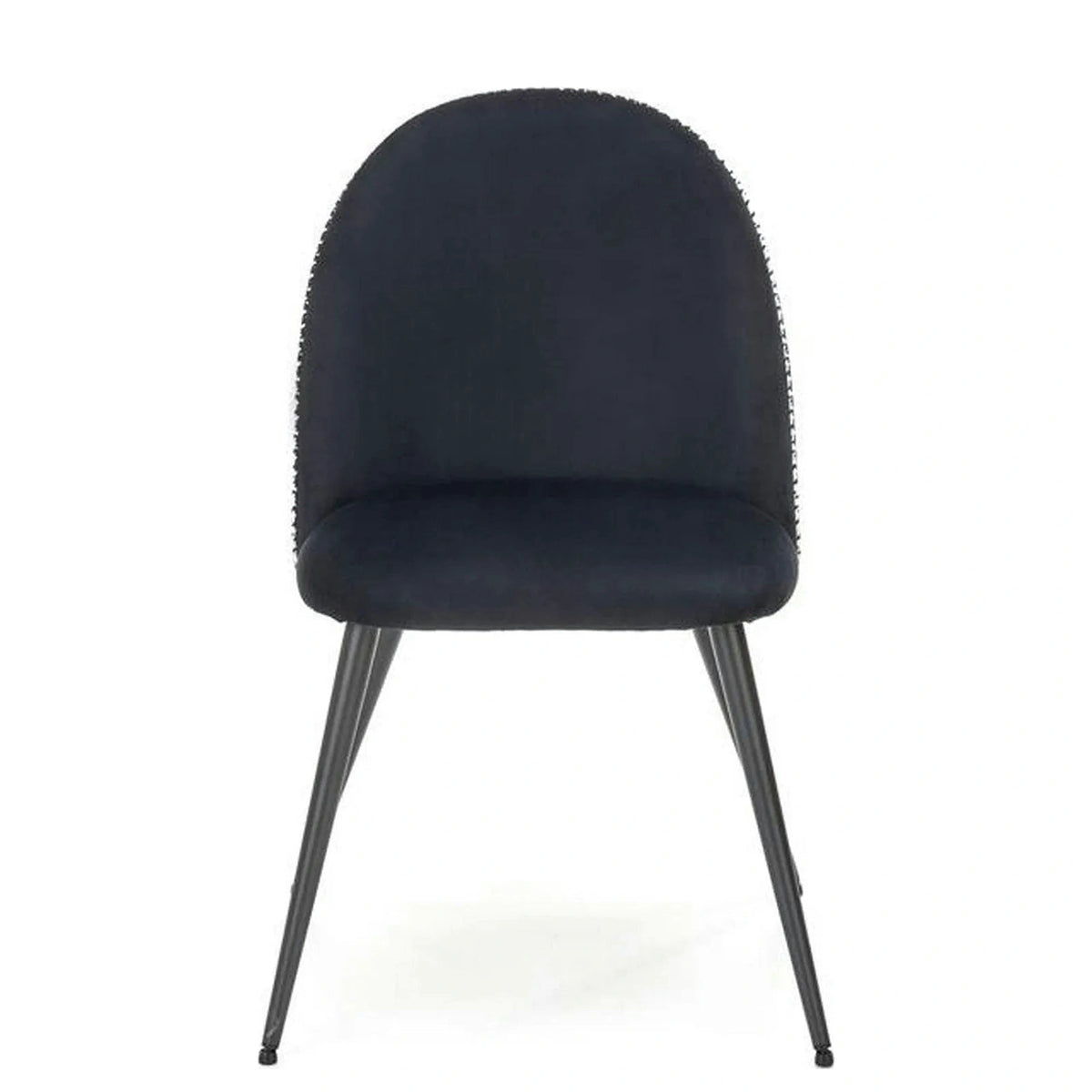 Scaun K478, stofa alb/negru, 49x54x84 cm