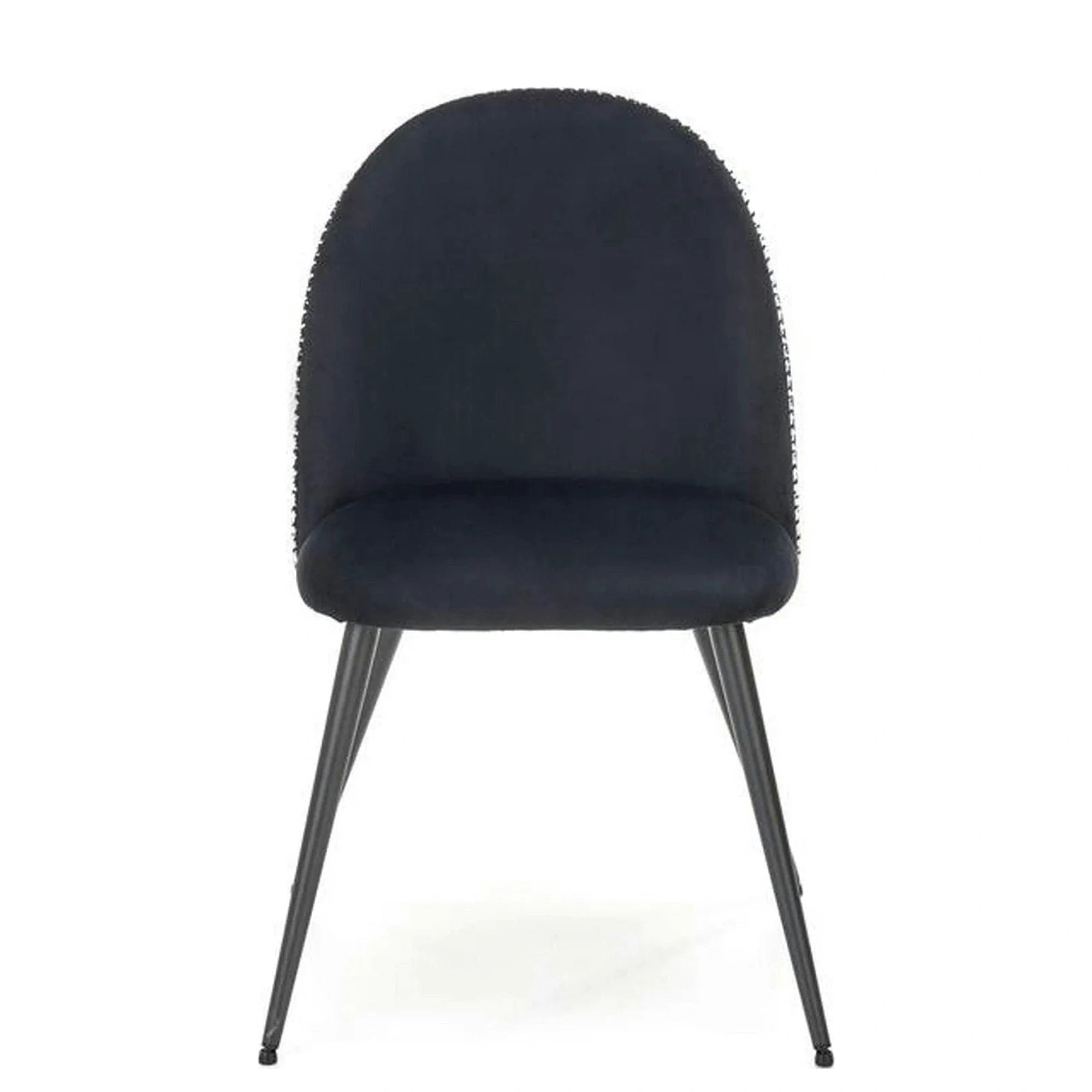 Scaun K478, stofa alb/negru, 49x54x84 cm