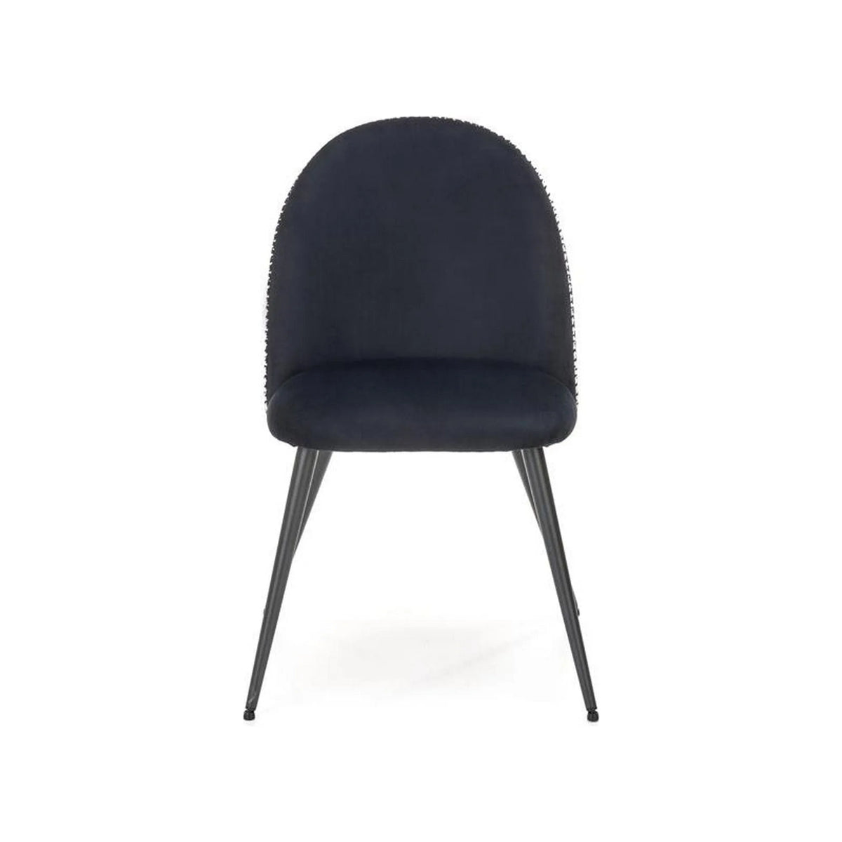 Scaun K478, stofa alb/negru, 49x54x84 cm