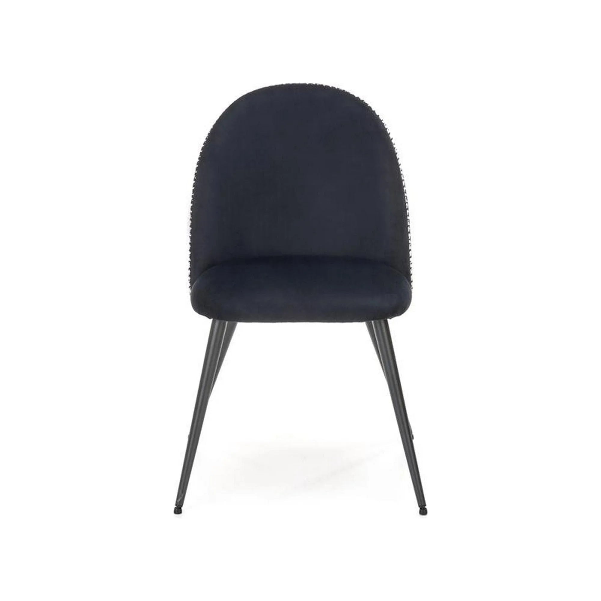 Scaun K478, stofa alb/negru, 49x54x84 cm