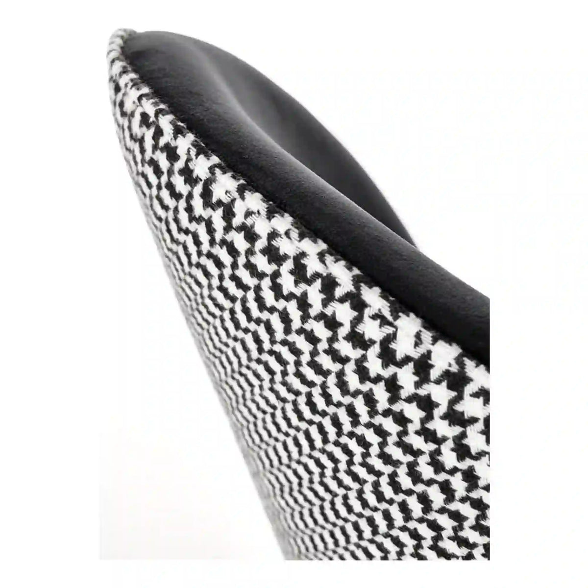 Scaun K478, stofa alb/negru, 49x54x84 cm