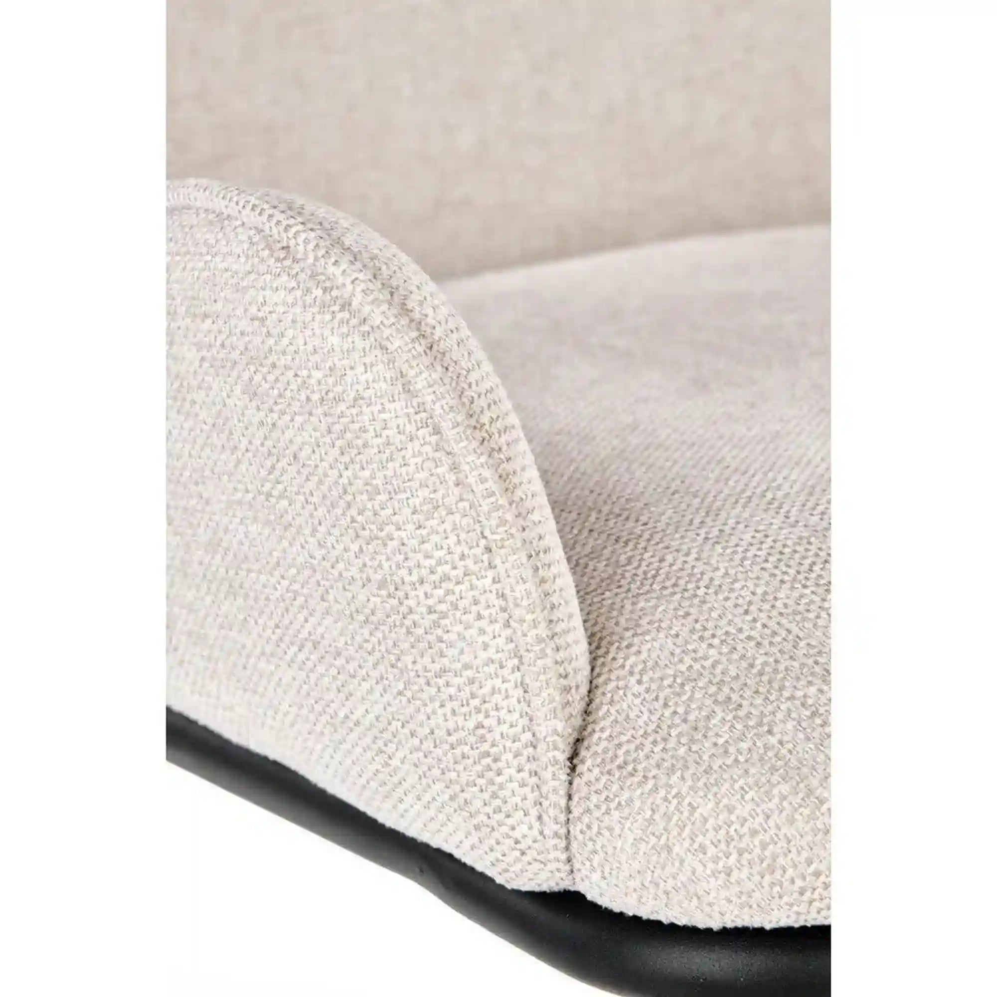 Scaun K481, alb/negru, stofa clasica/metal, 54x60x83 cm