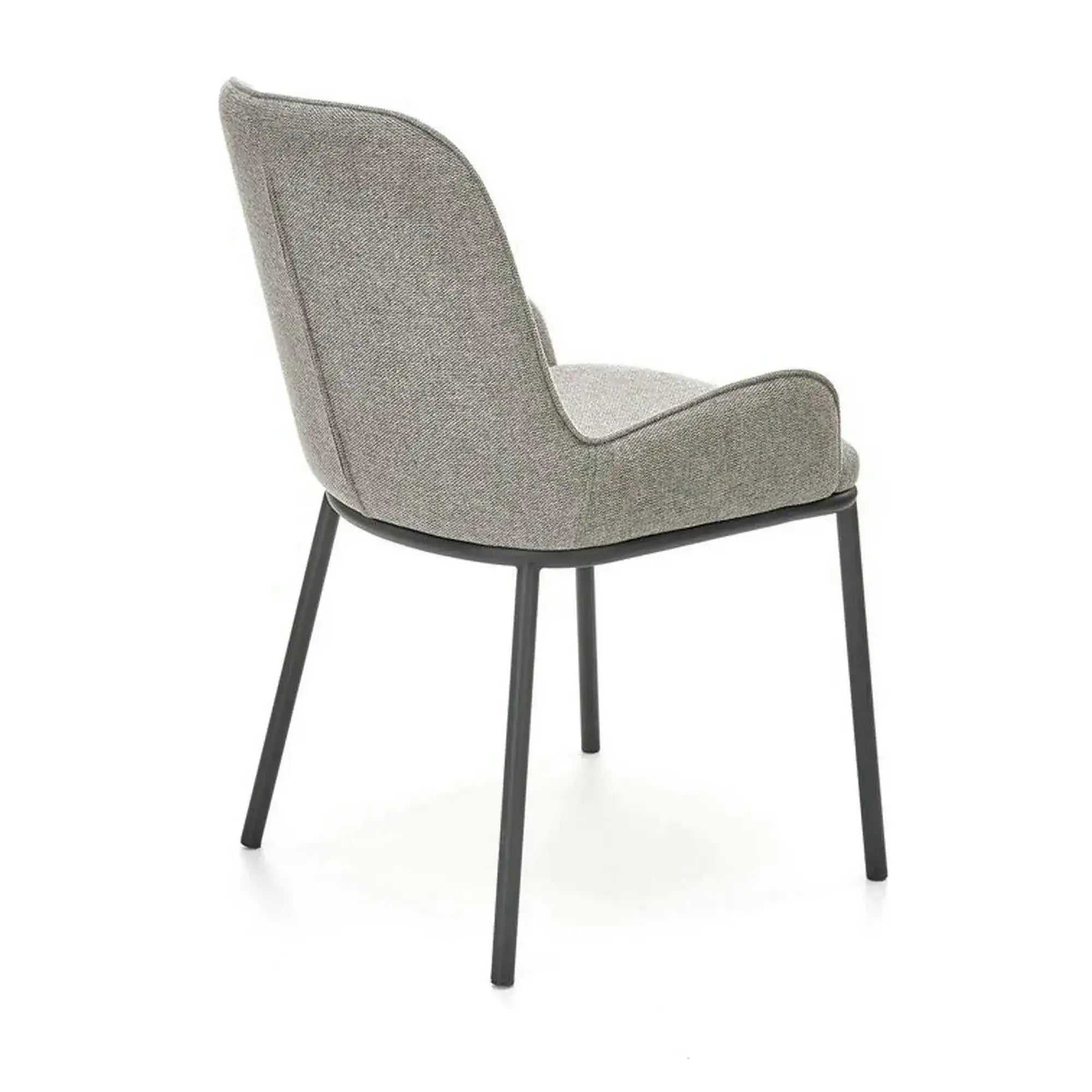 Scaun K481, gri/negru, stofa clasica/metal, 54x60x83 cm