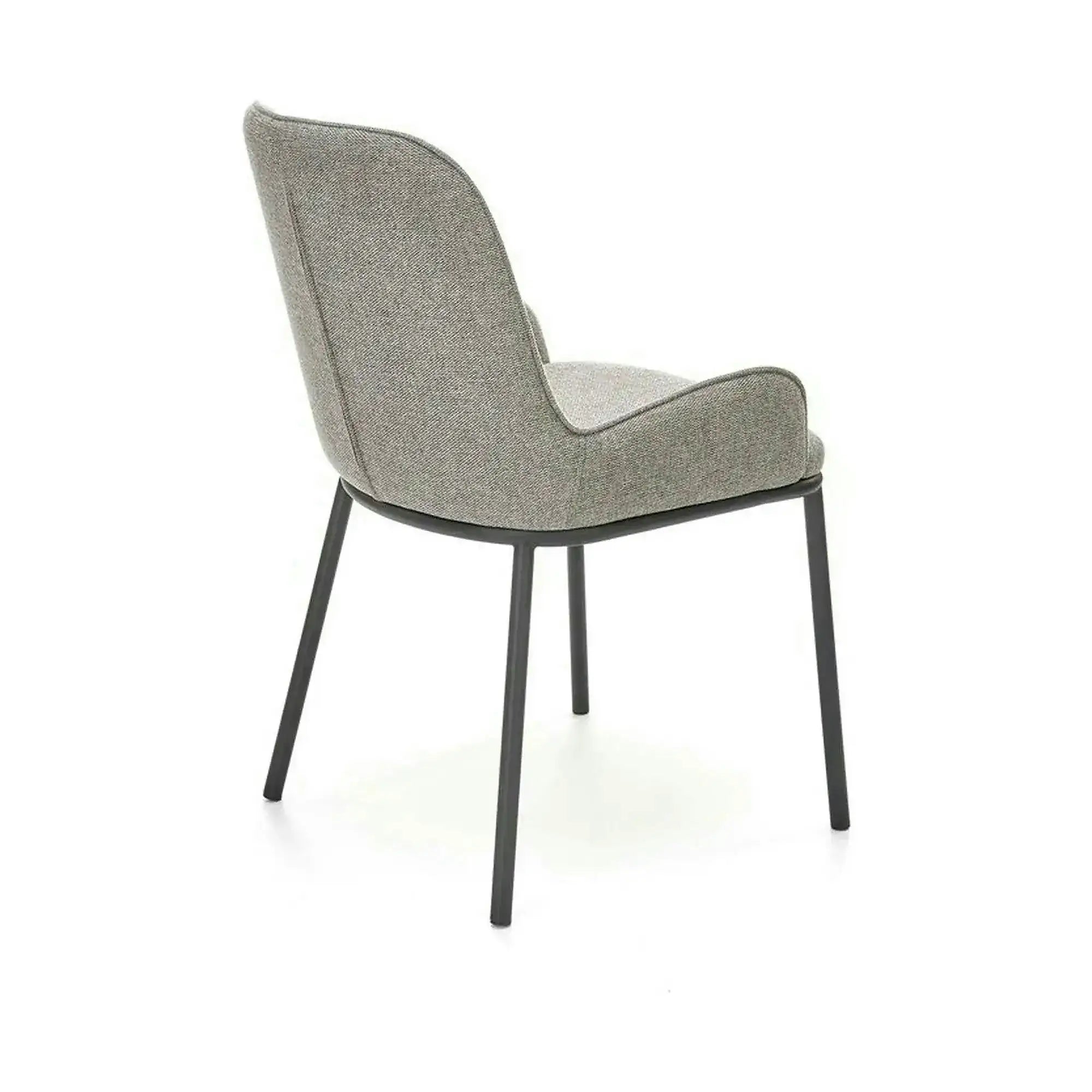 Scaun K481, gri/negru, stofa clasica/metal, 54x60x83 cm