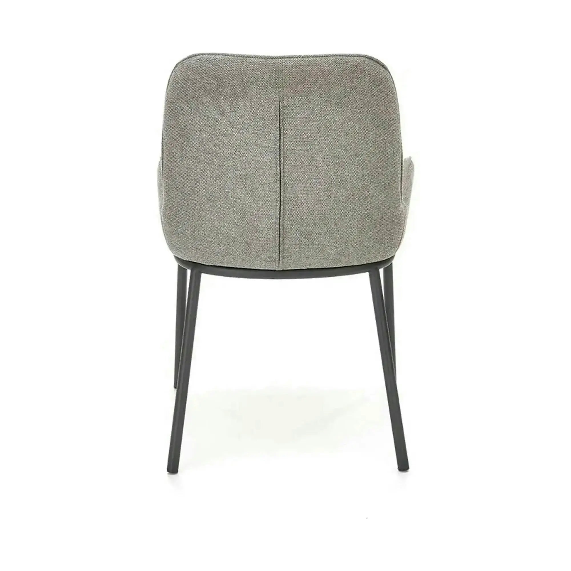 Scaun K481, gri/negru, stofa clasica/metal, 54x60x83 cm
