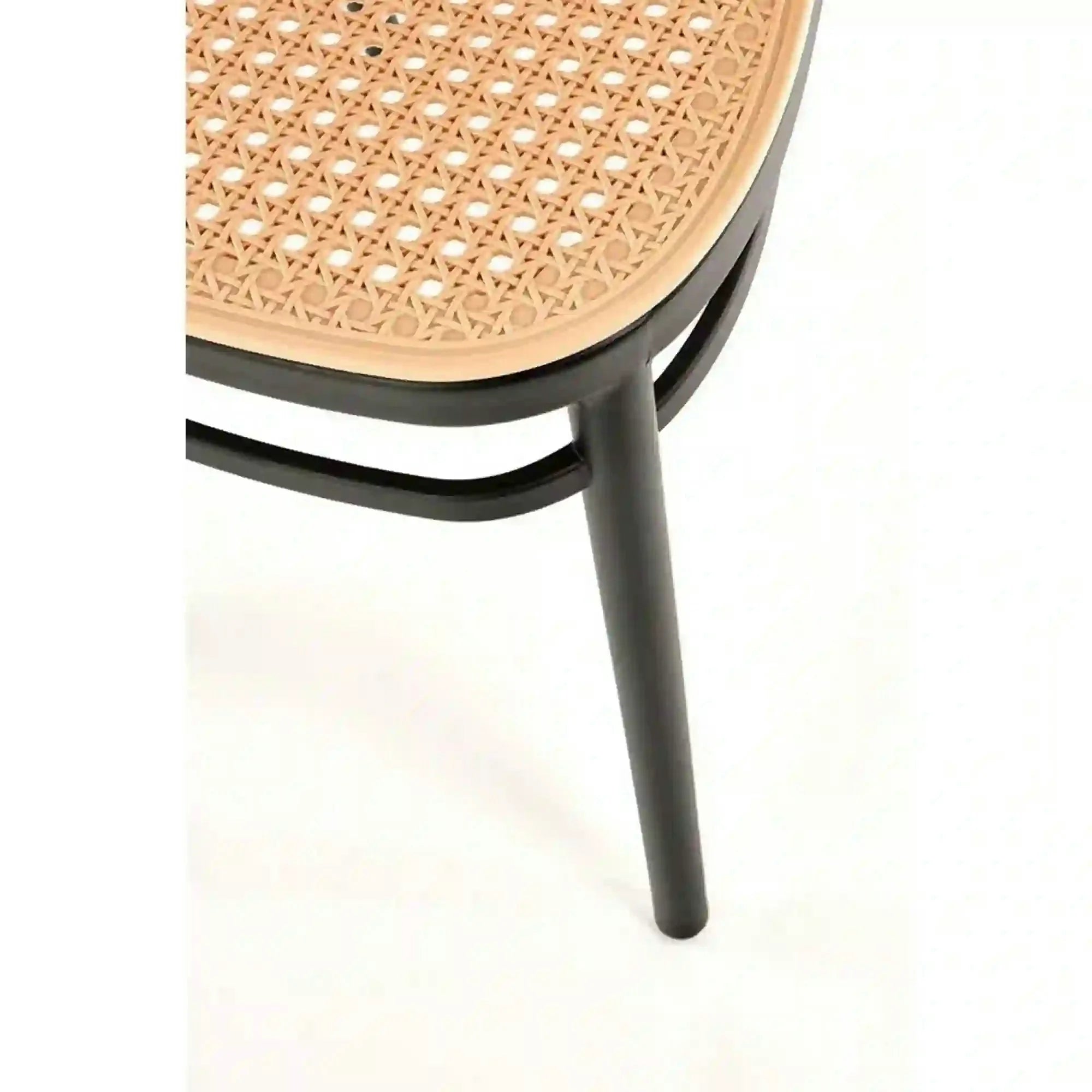 Scaun K483, bej/negru, polipropilena, 41x52x86 cm